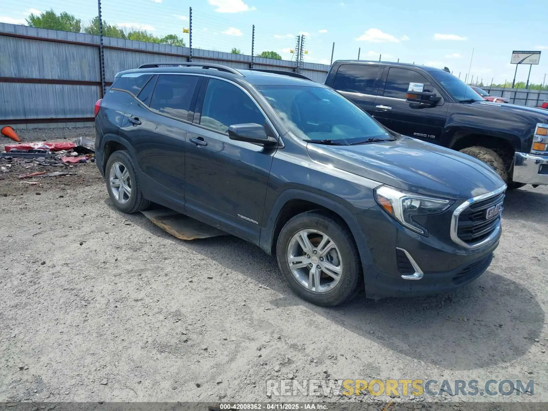 1 Photograph of a damaged car 3GKALMEV7KL381444 GMC TERRAIN 2019