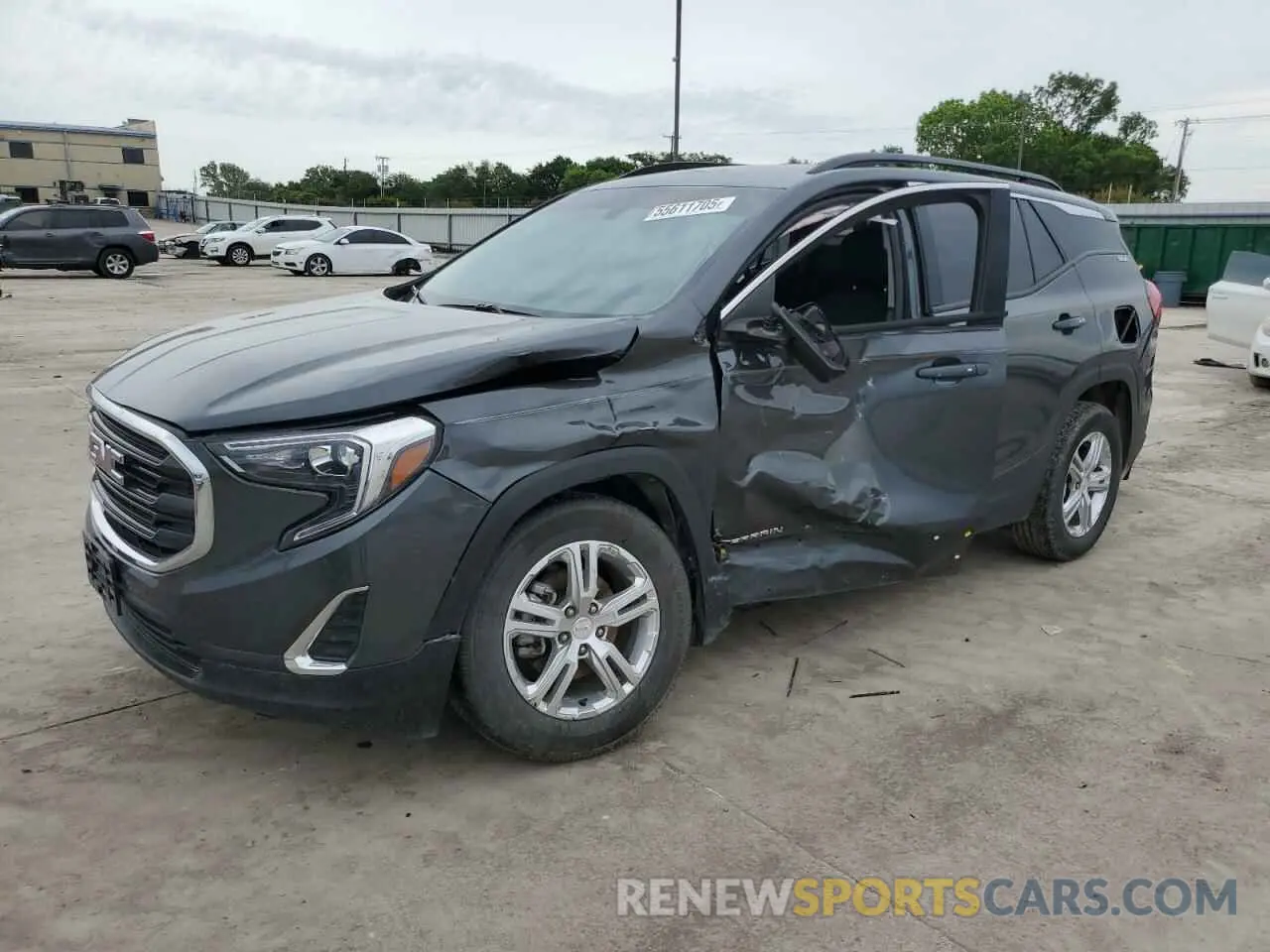 1 Photograph of a damaged car 3GKALMEV9KL111969 GMC TERRAIN 2019