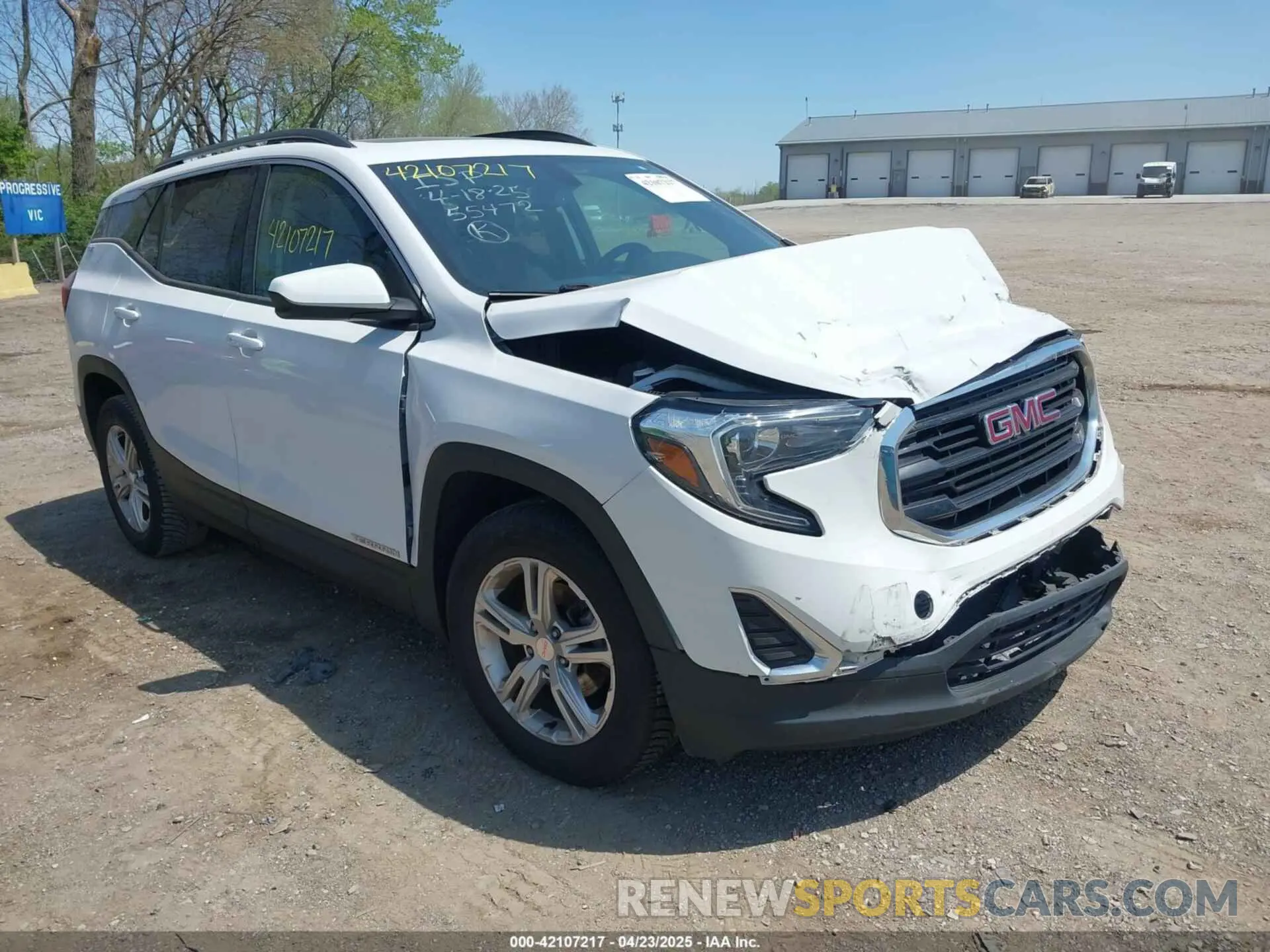 1 Photograph of a damaged car 3GKALMEV9KL145779 GMC TERRAIN 2019