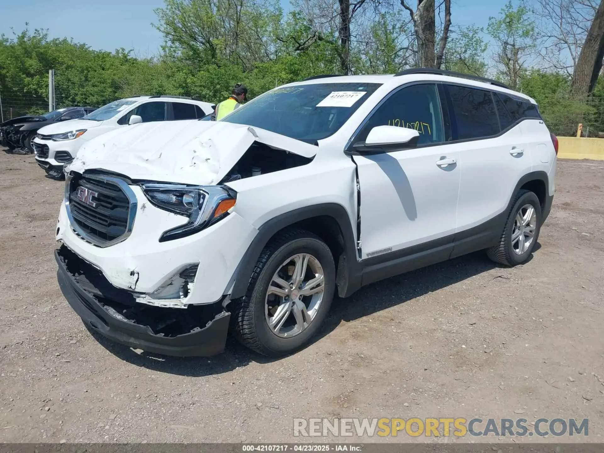 2 Photograph of a damaged car 3GKALMEV9KL145779 GMC TERRAIN 2019