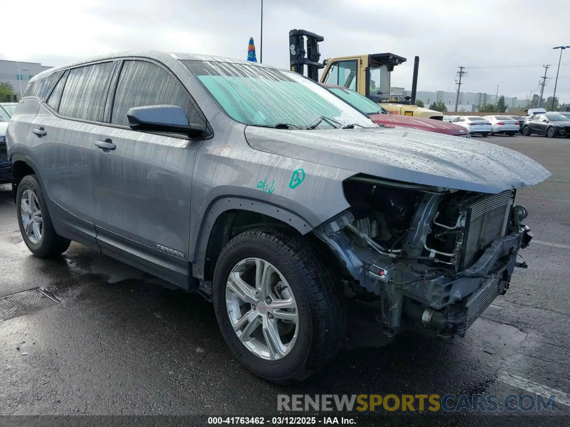 1 Photograph of a damaged car 3GKALMEV9KL147404 GMC TERRAIN 2019