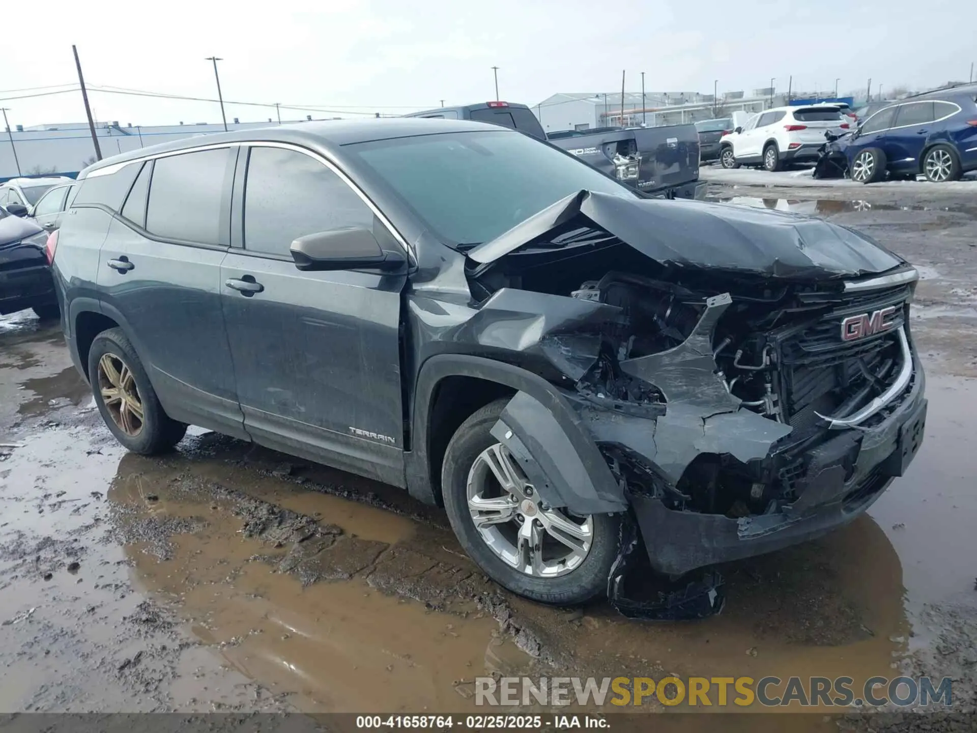 1 Photograph of a damaged car 3GKALMEV9KL148777 GMC TERRAIN 2019