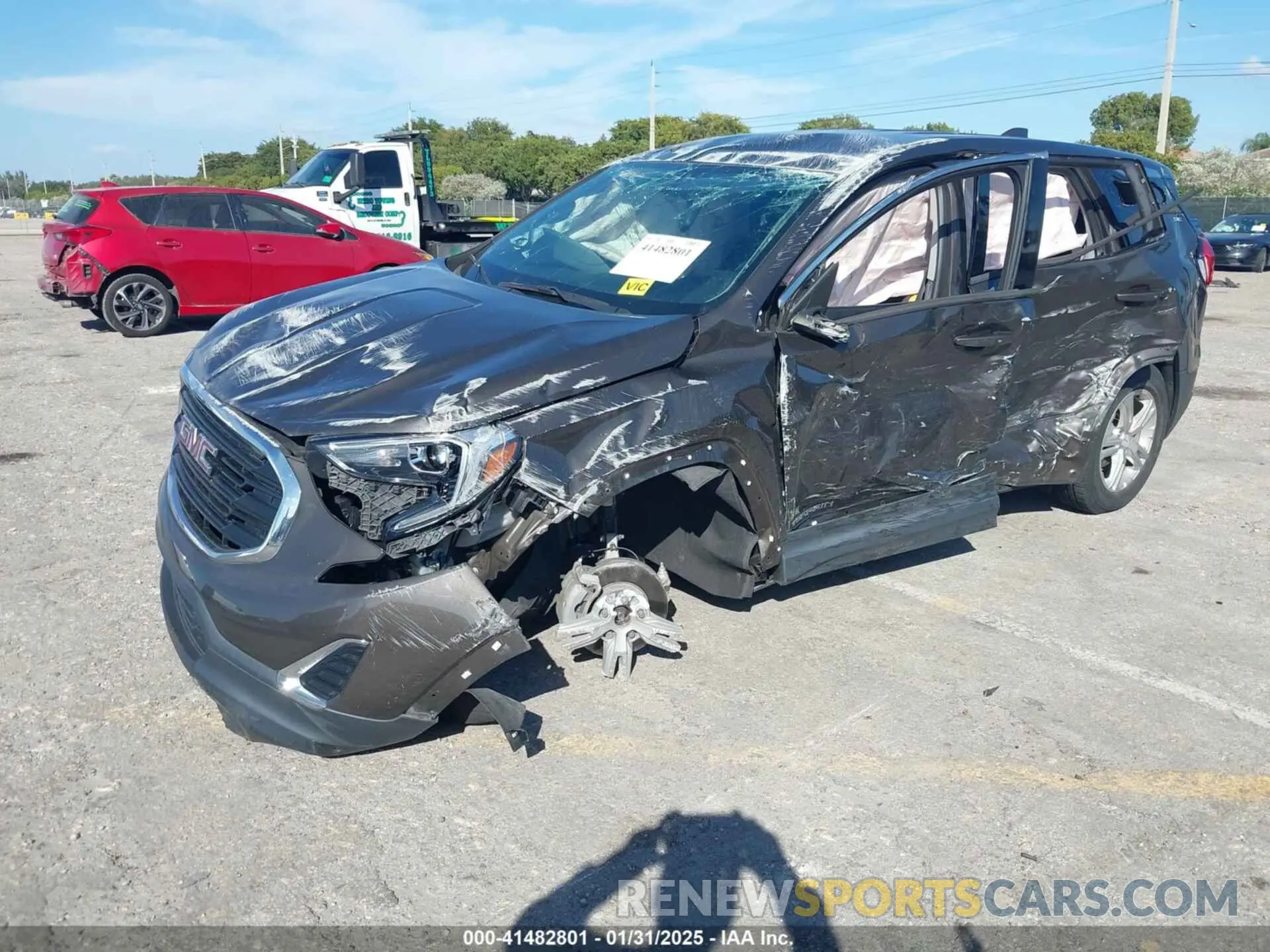 2 Photograph of a damaged car 3GKALMEVXKL390915 GMC TERRAIN 2019