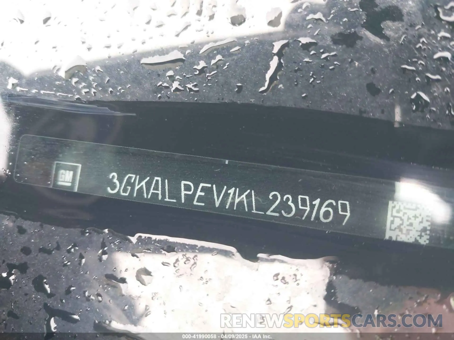 9 Photograph of a damaged car 3GKALPEV1KL239169 GMC TERRAIN 2019