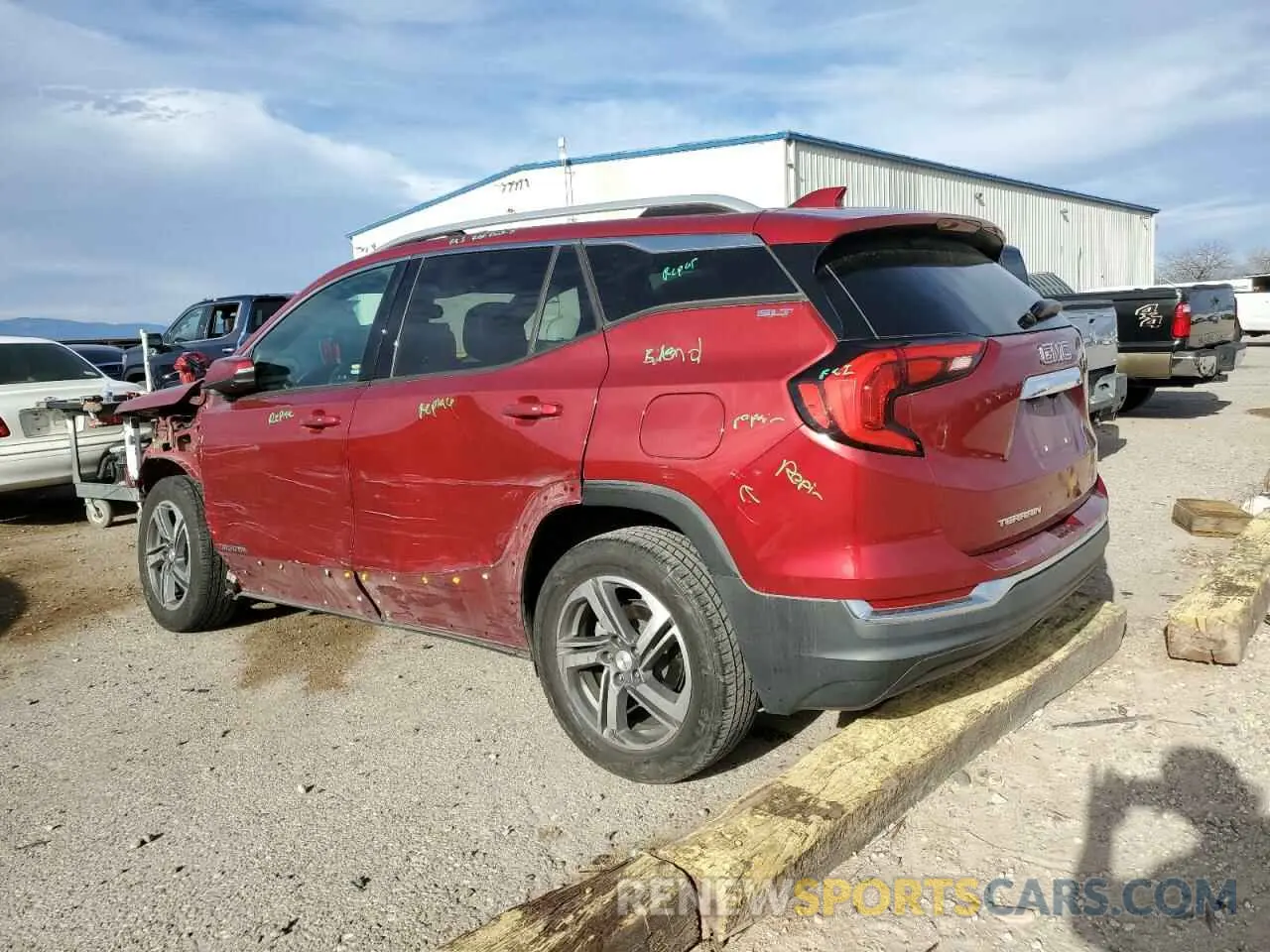 2 Photograph of a damaged car 3GKALPEV3KL240078 GMC TERRAIN 2019