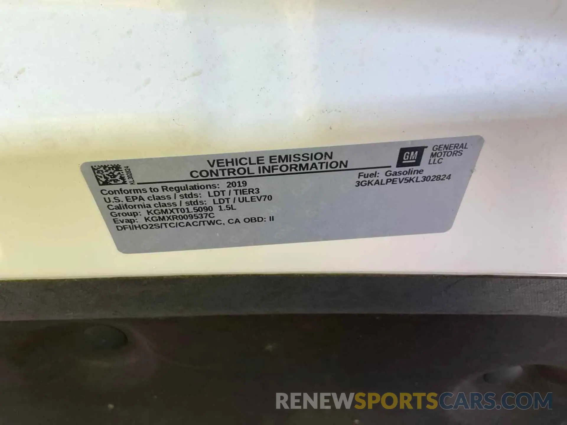 12 Photograph of a damaged car 3GKALPEV5KL302824 GMC TERRAIN 2019