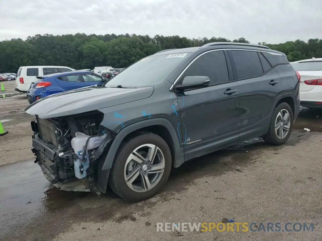 1 Photograph of a damaged car 3GKALPEV9KL344641 GMC TERRAIN 2019