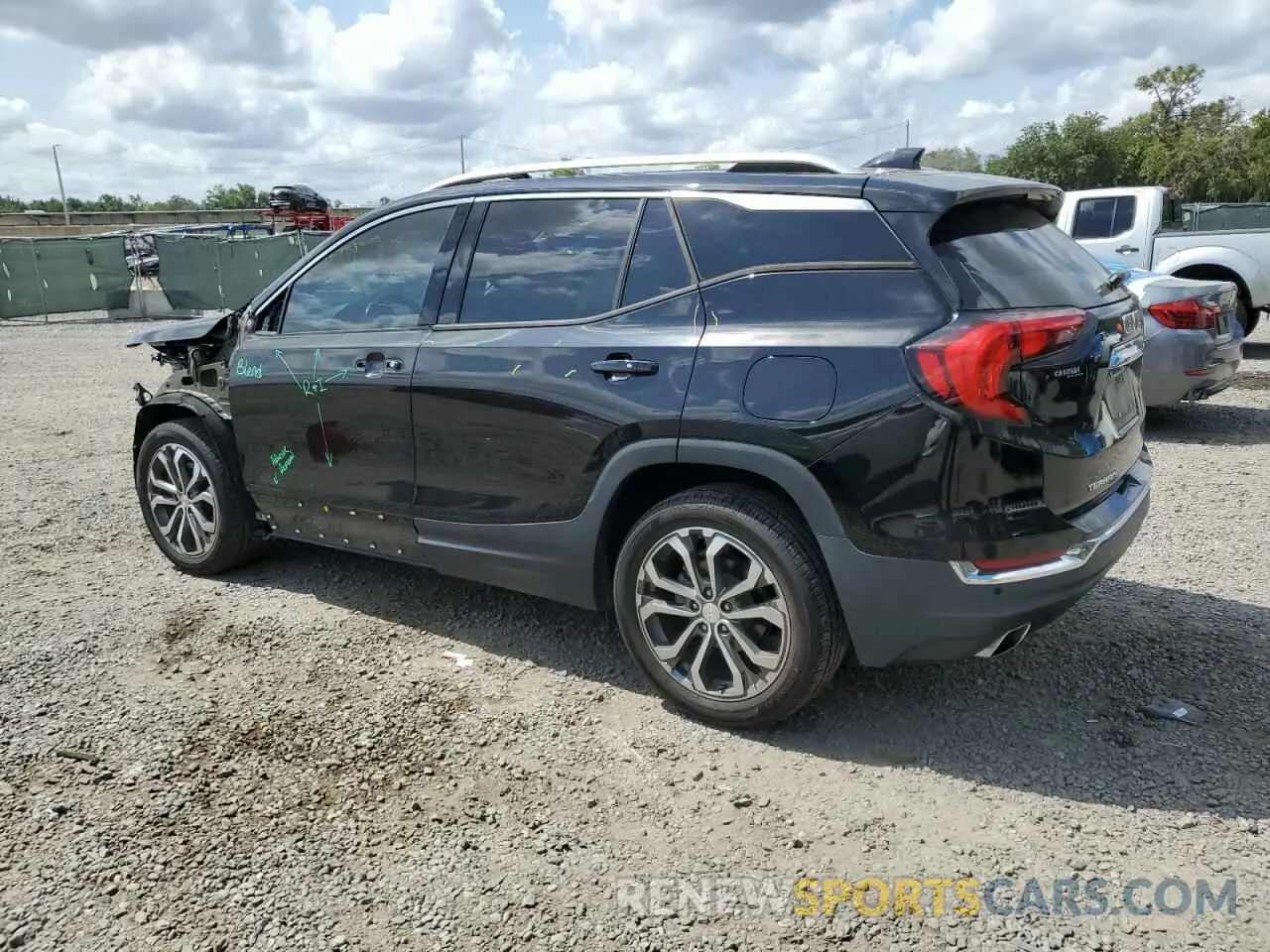 2 Photograph of a damaged car 3GKALPEX4KL265511 GMC TERRAIN 2019