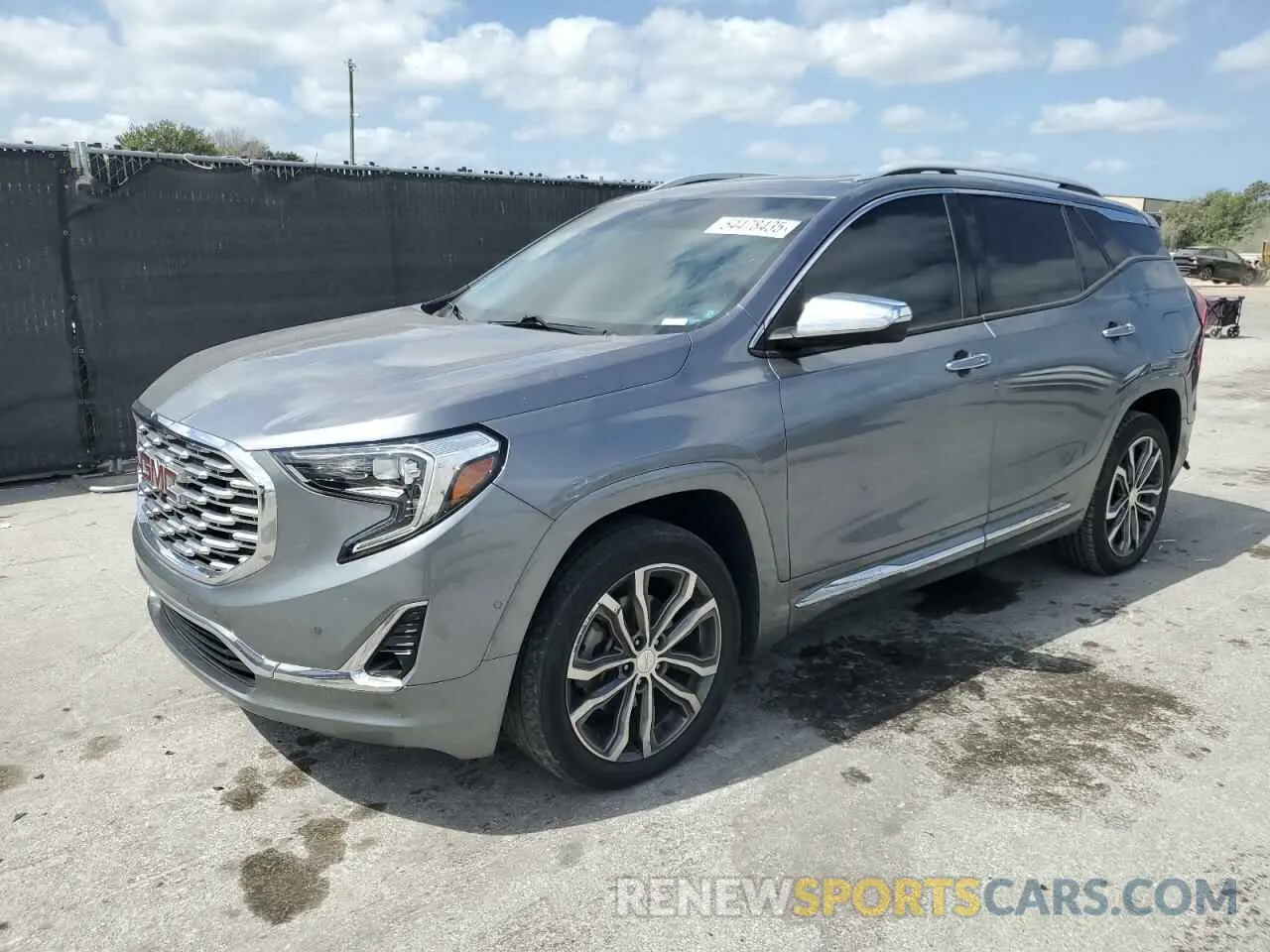 1 Photograph of a damaged car 3GKALSEX2KL183795 GMC TERRAIN 2019