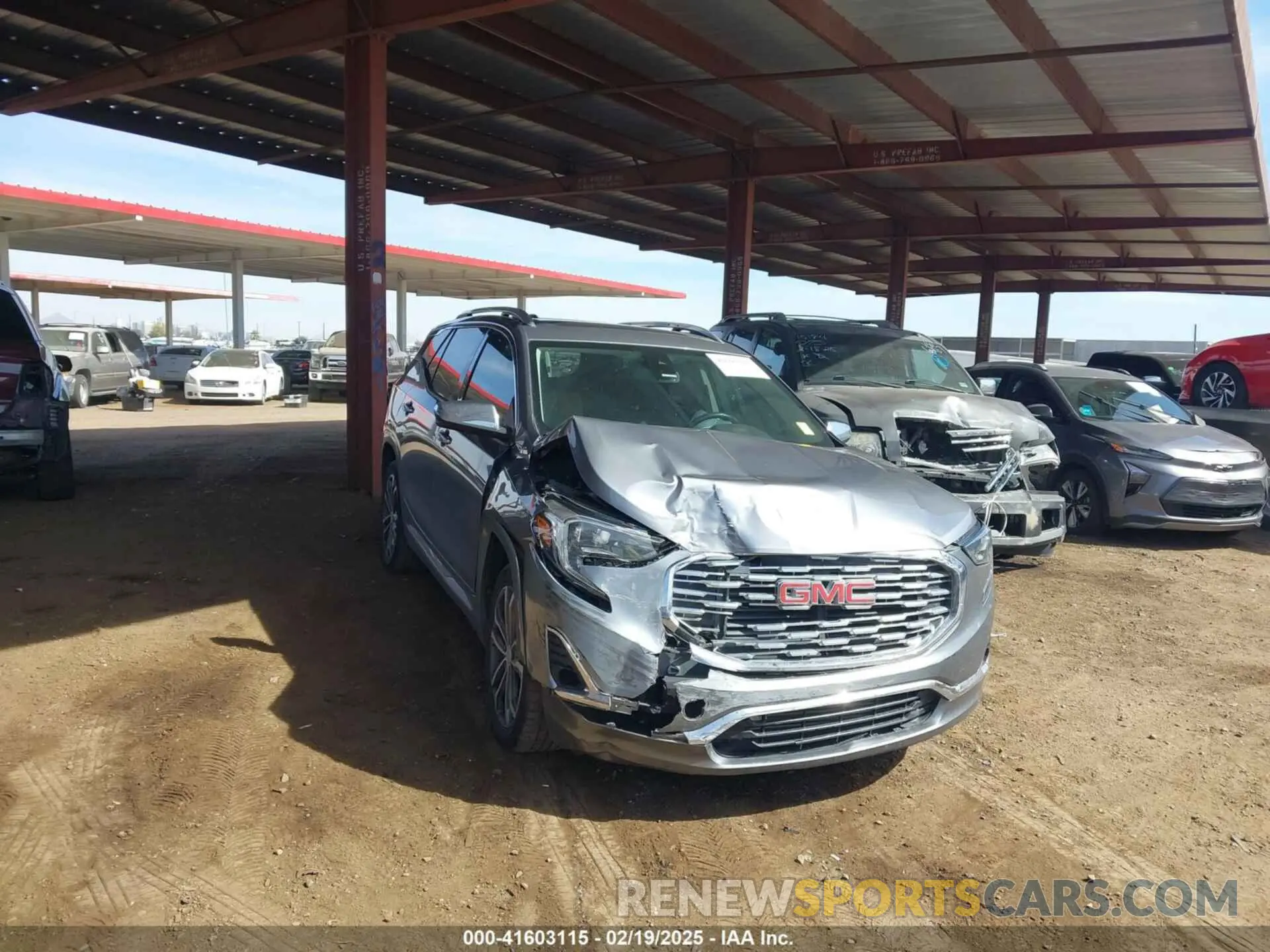 1 Photograph of a damaged car 3GKALSEX9KL291525 GMC TERRAIN 2019