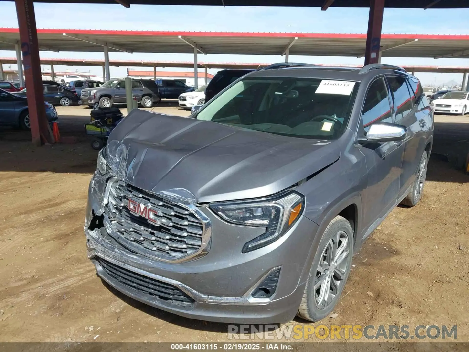 2 Photograph of a damaged car 3GKALSEX9KL291525 GMC TERRAIN 2019