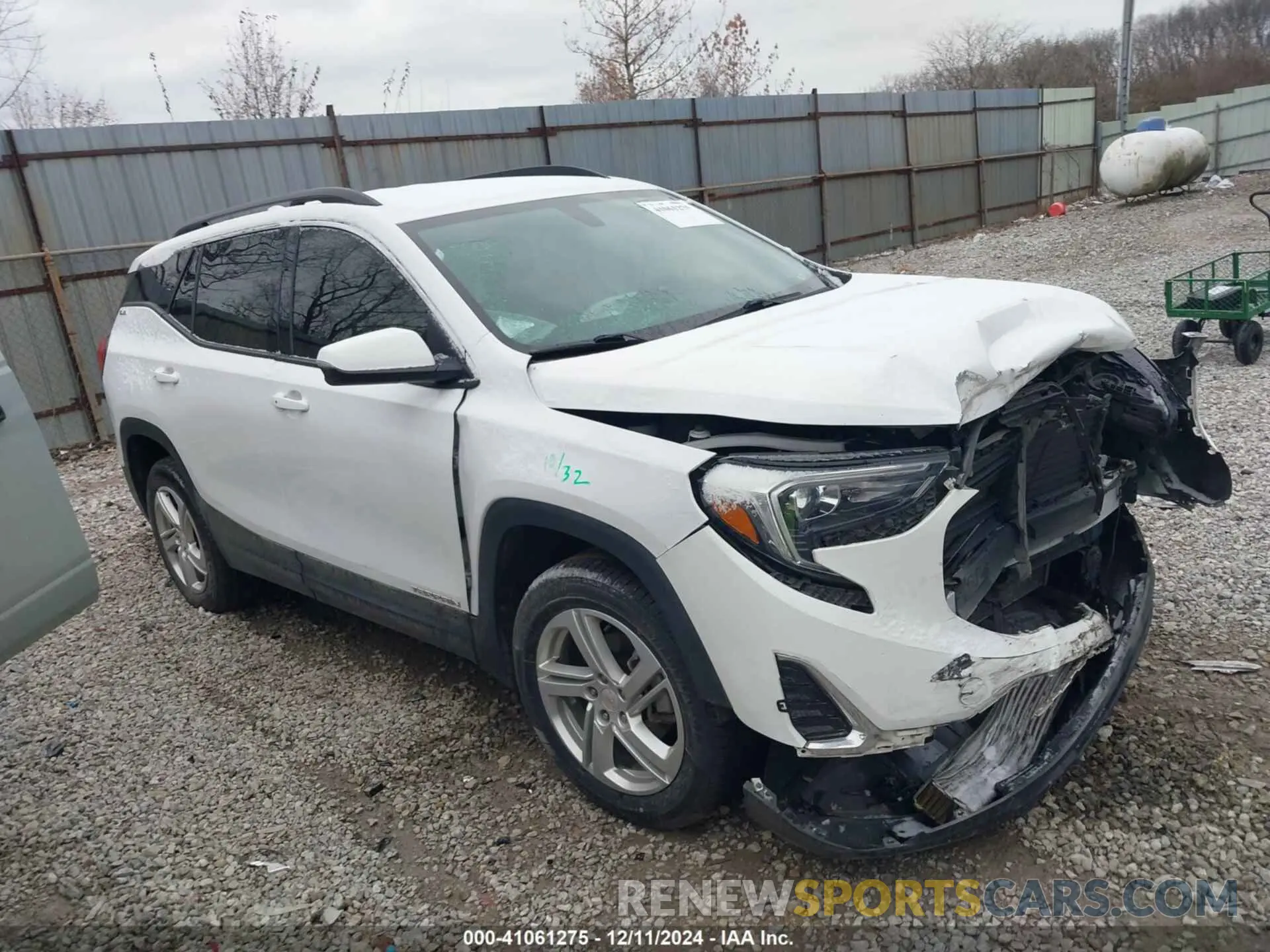 1 Photograph of a damaged car 3GKALTEV2KL142071 GMC TERRAIN 2019