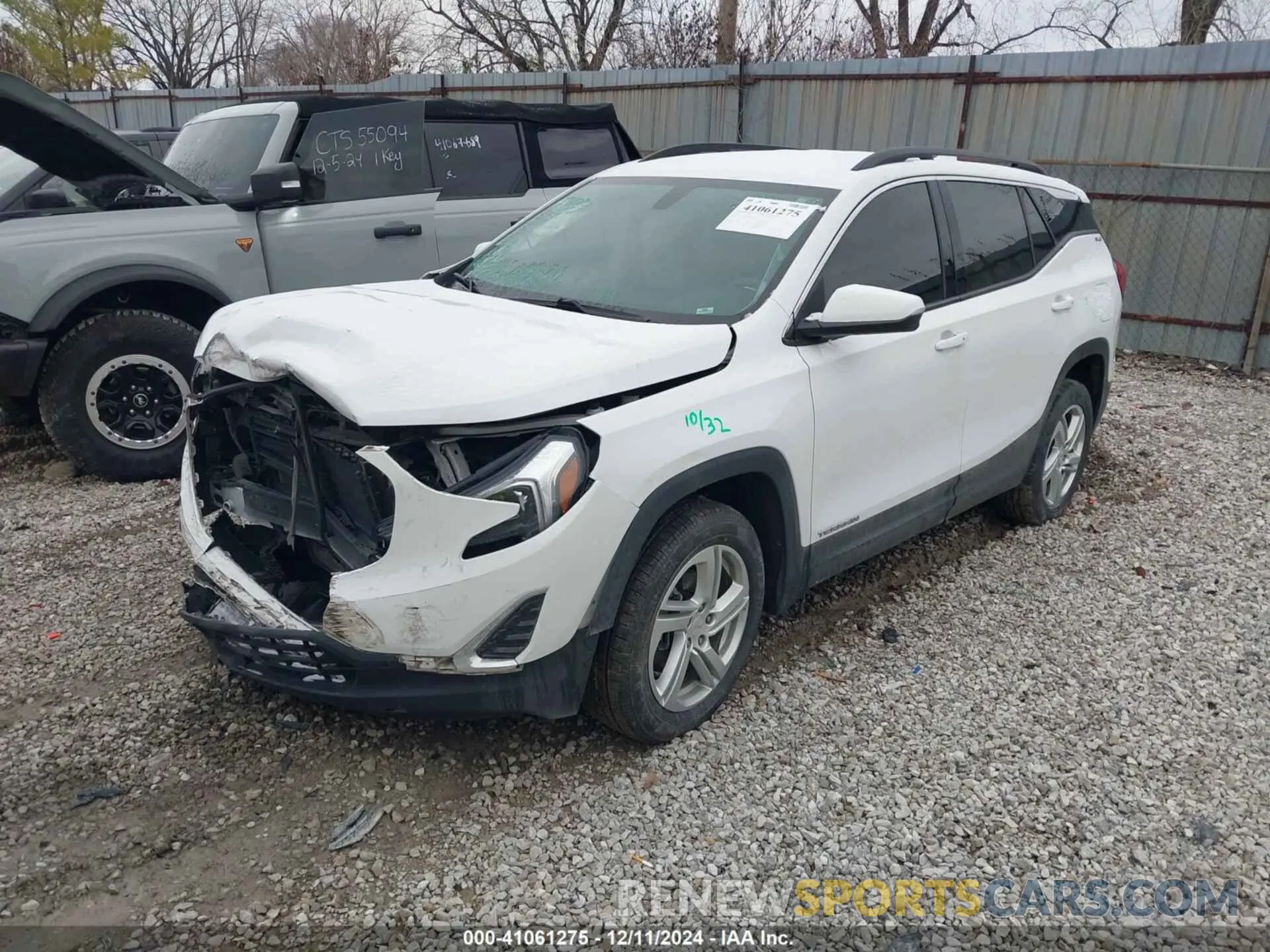 2 Photograph of a damaged car 3GKALTEV2KL142071 GMC TERRAIN 2019