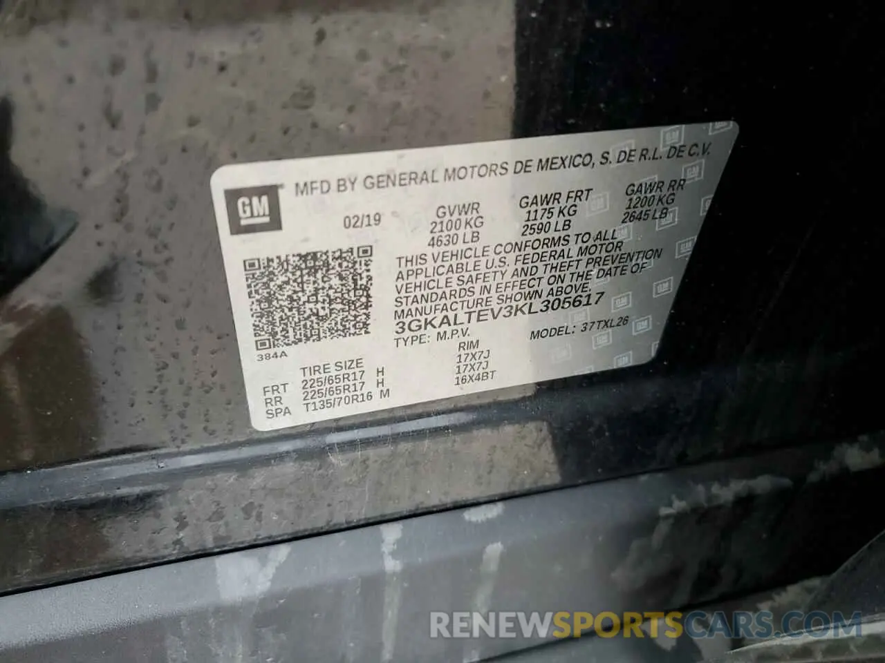 12 Photograph of a damaged car 3GKALTEV3KL305617 GMC TERRAIN 2019