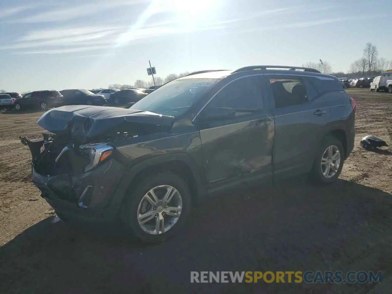 1 Photograph of a damaged car 3GKALTEV4KL240812 GMC TERRAIN 2019