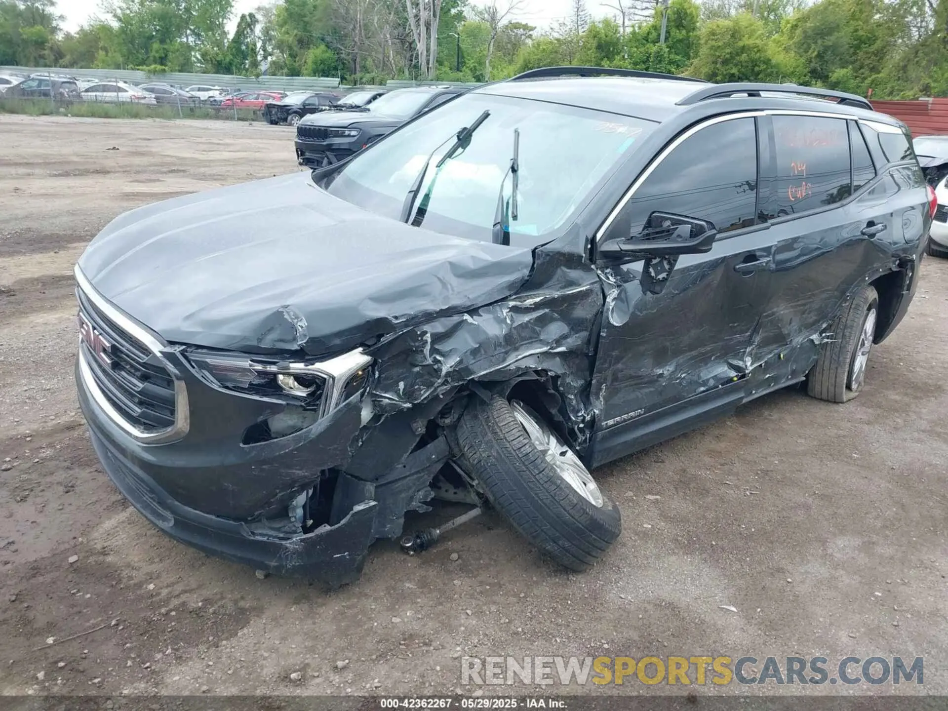 2 Photograph of a damaged car 3GKALTEV4KL280517 GMC TERRAIN 2019