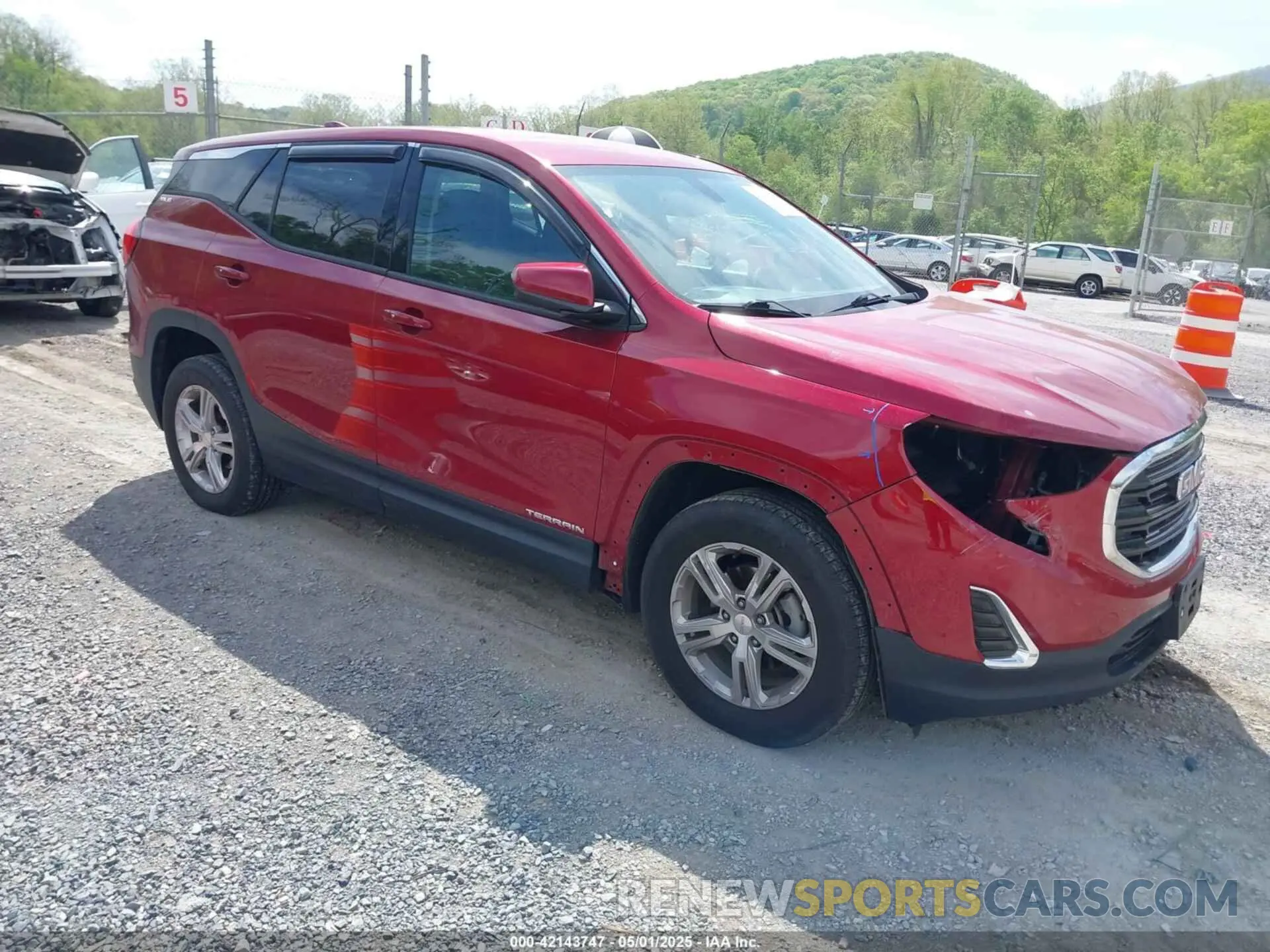 1 Photograph of a damaged car 3GKALTEV4KL399376 GMC TERRAIN 2019