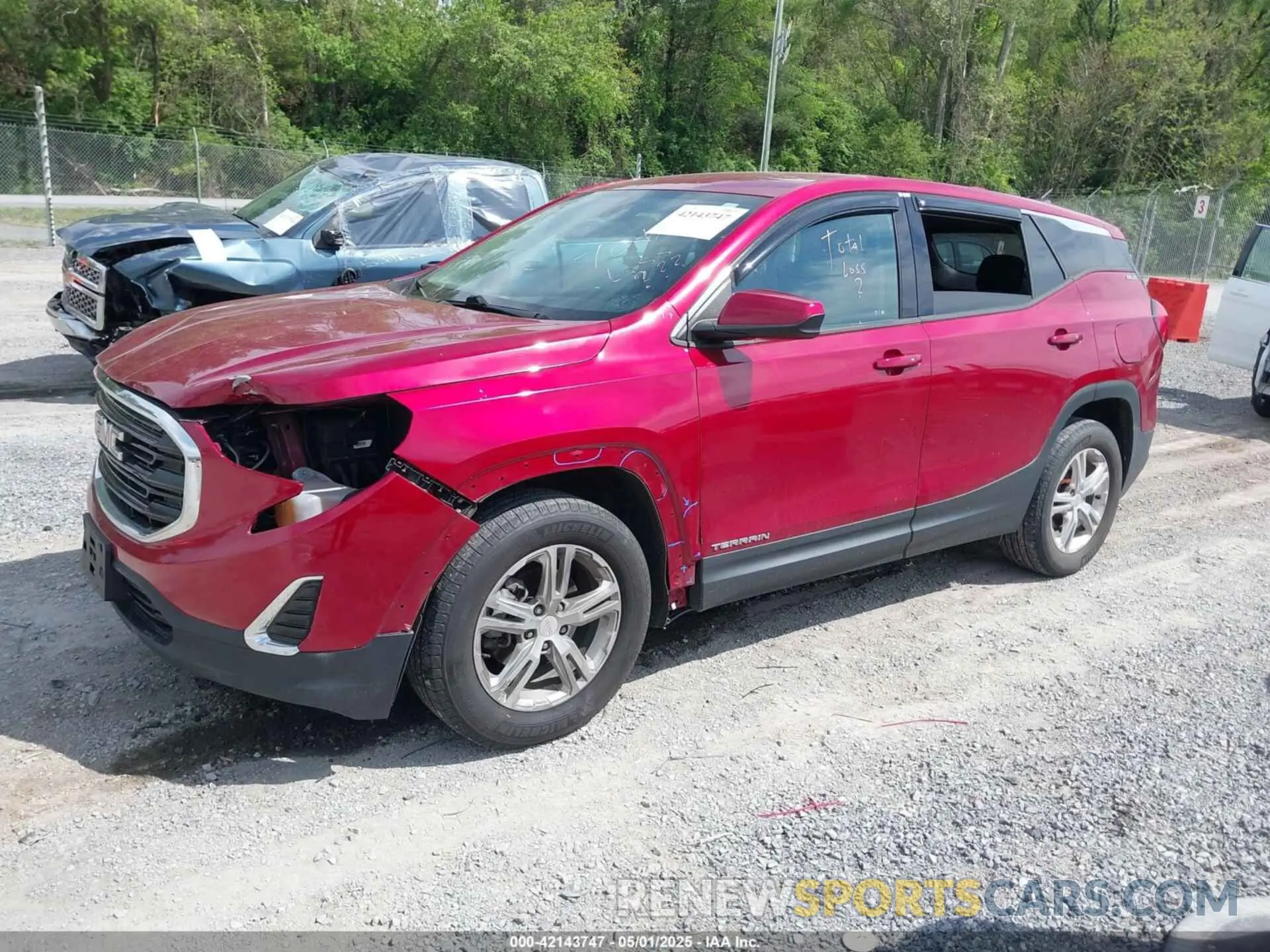 2 Photograph of a damaged car 3GKALTEV4KL399376 GMC TERRAIN 2019