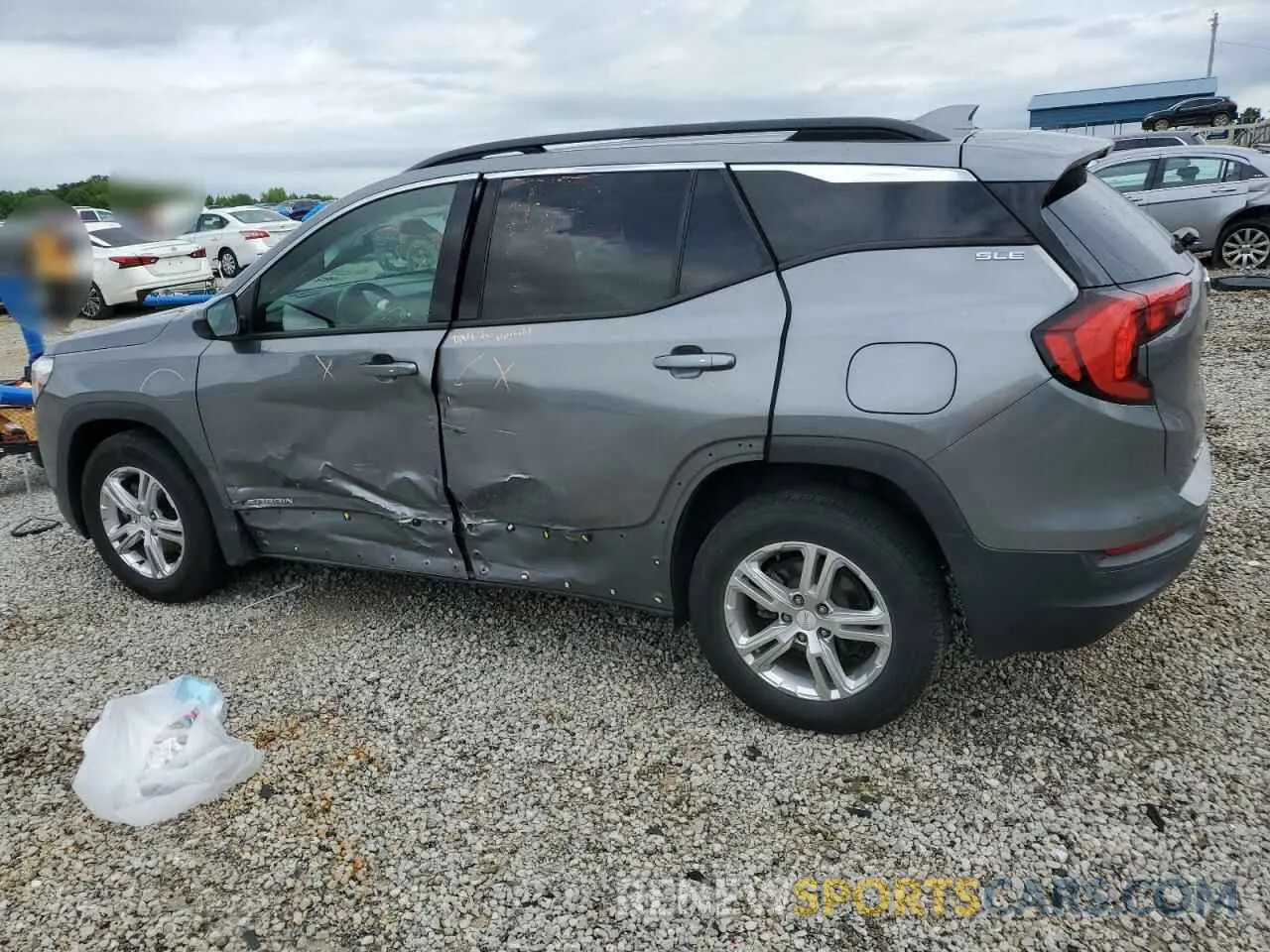 2 Photograph of a damaged car 3GKALTEV6KL161805 GMC TERRAIN 2019