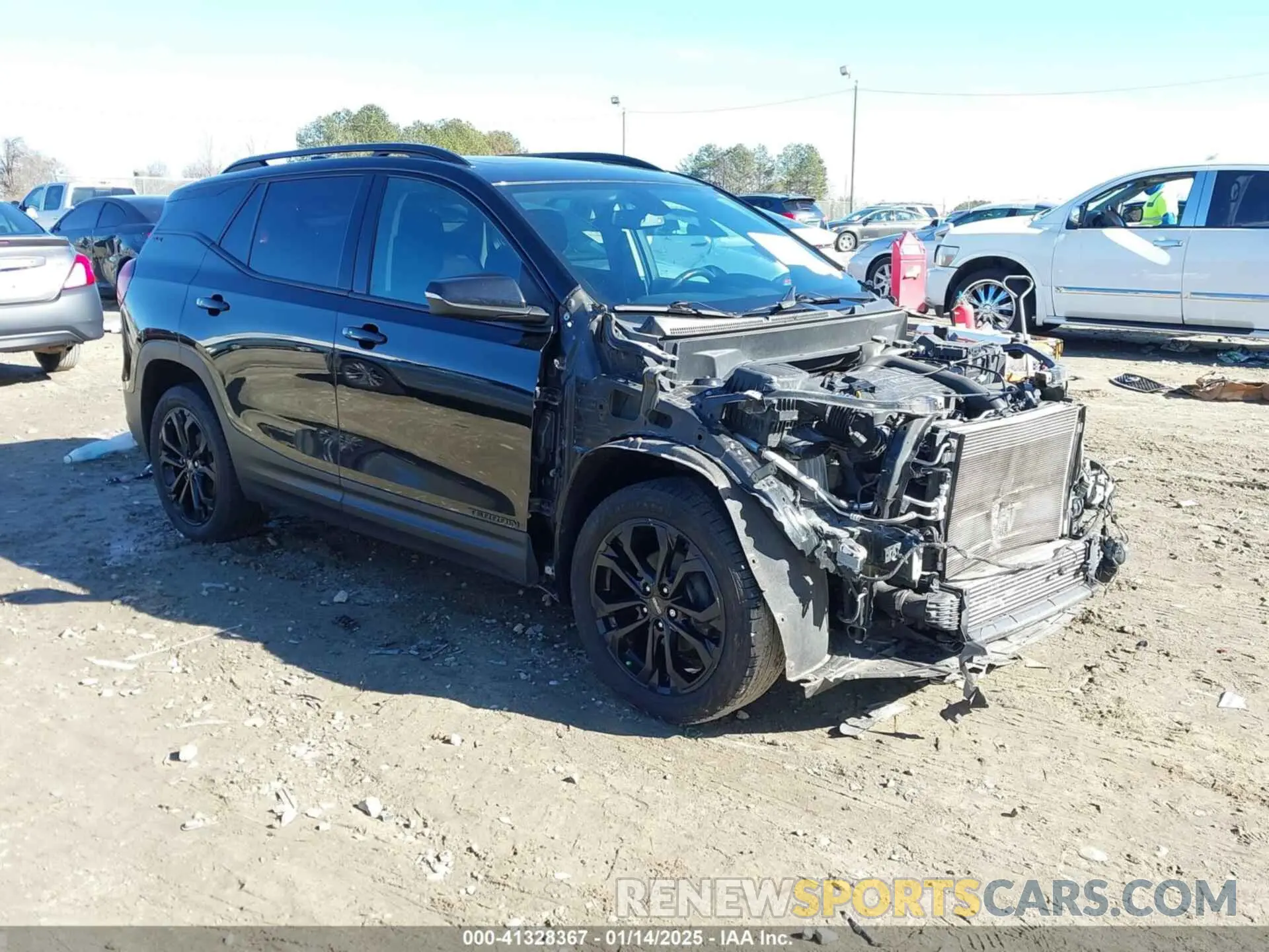 1 Photograph of a damaged car 3GKALTEV6KL328633 GMC TERRAIN 2019
