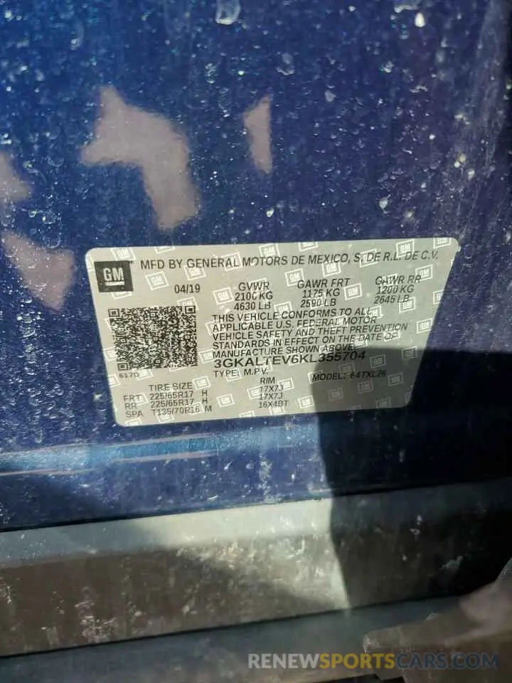 13 Photograph of a damaged car 3GKALTEV6KL355704 GMC TERRAIN 2019