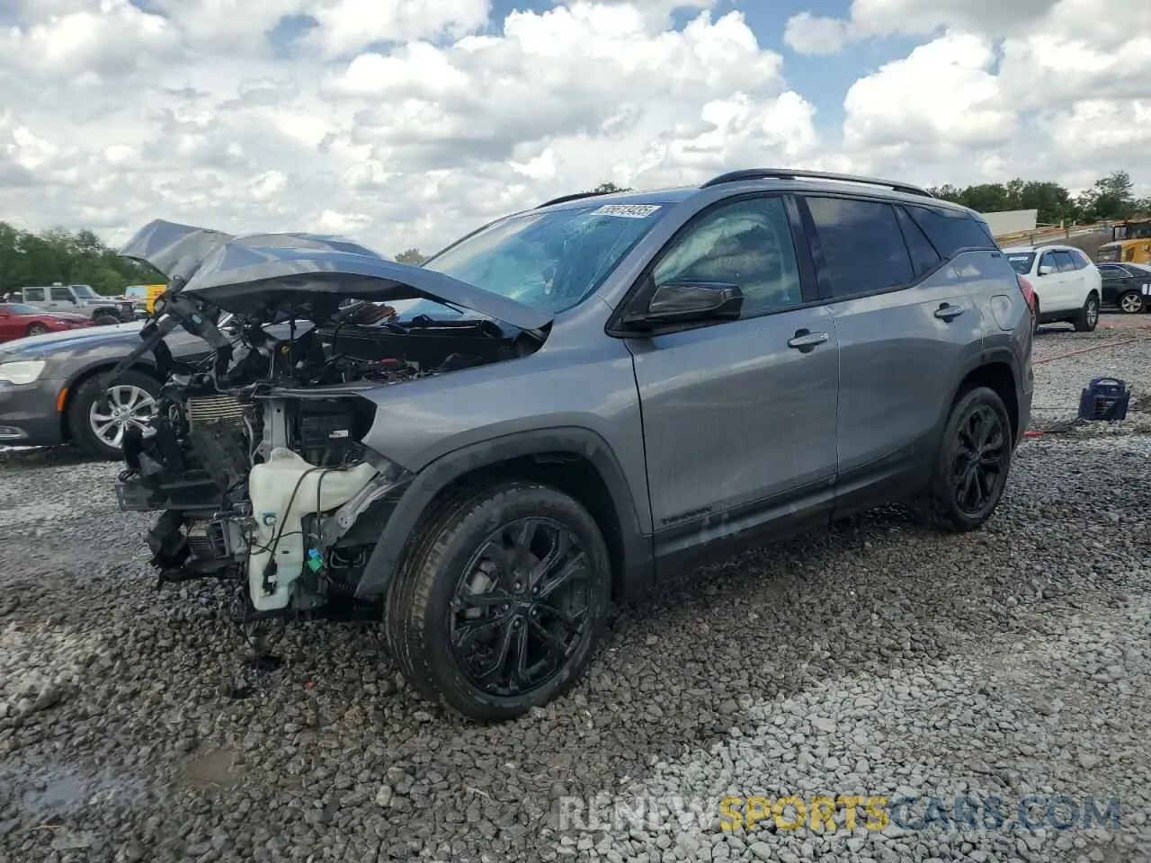 1 Photograph of a damaged car 3GKALTEV7KL177723 GMC TERRAIN 2019
