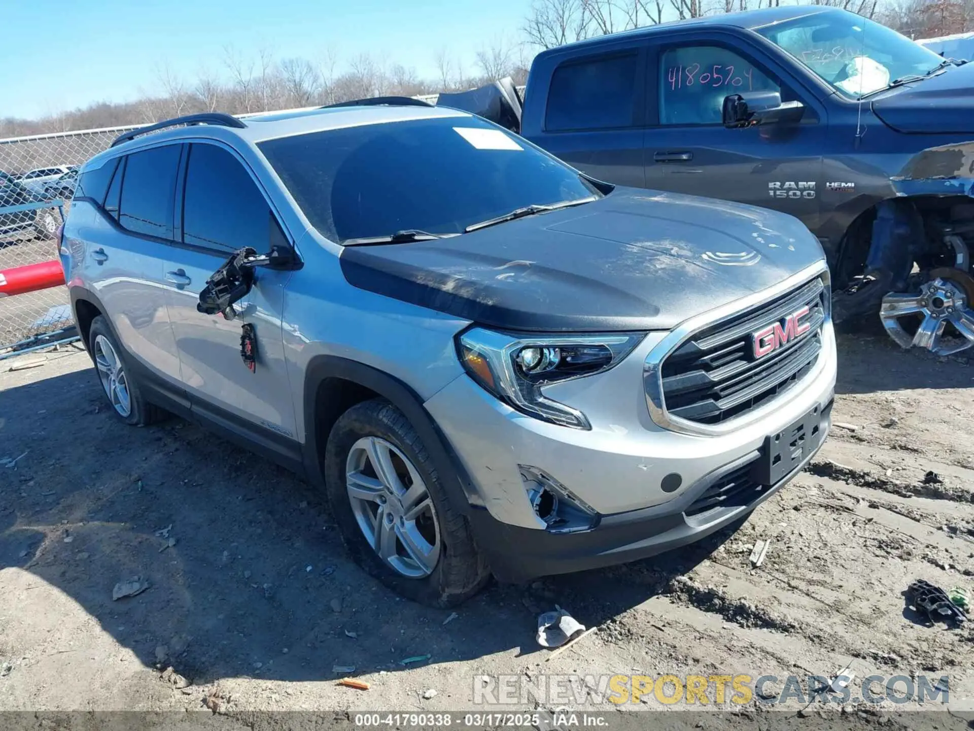 1 Photograph of a damaged car 3GKALTEV9KL132718 GMC TERRAIN 2019