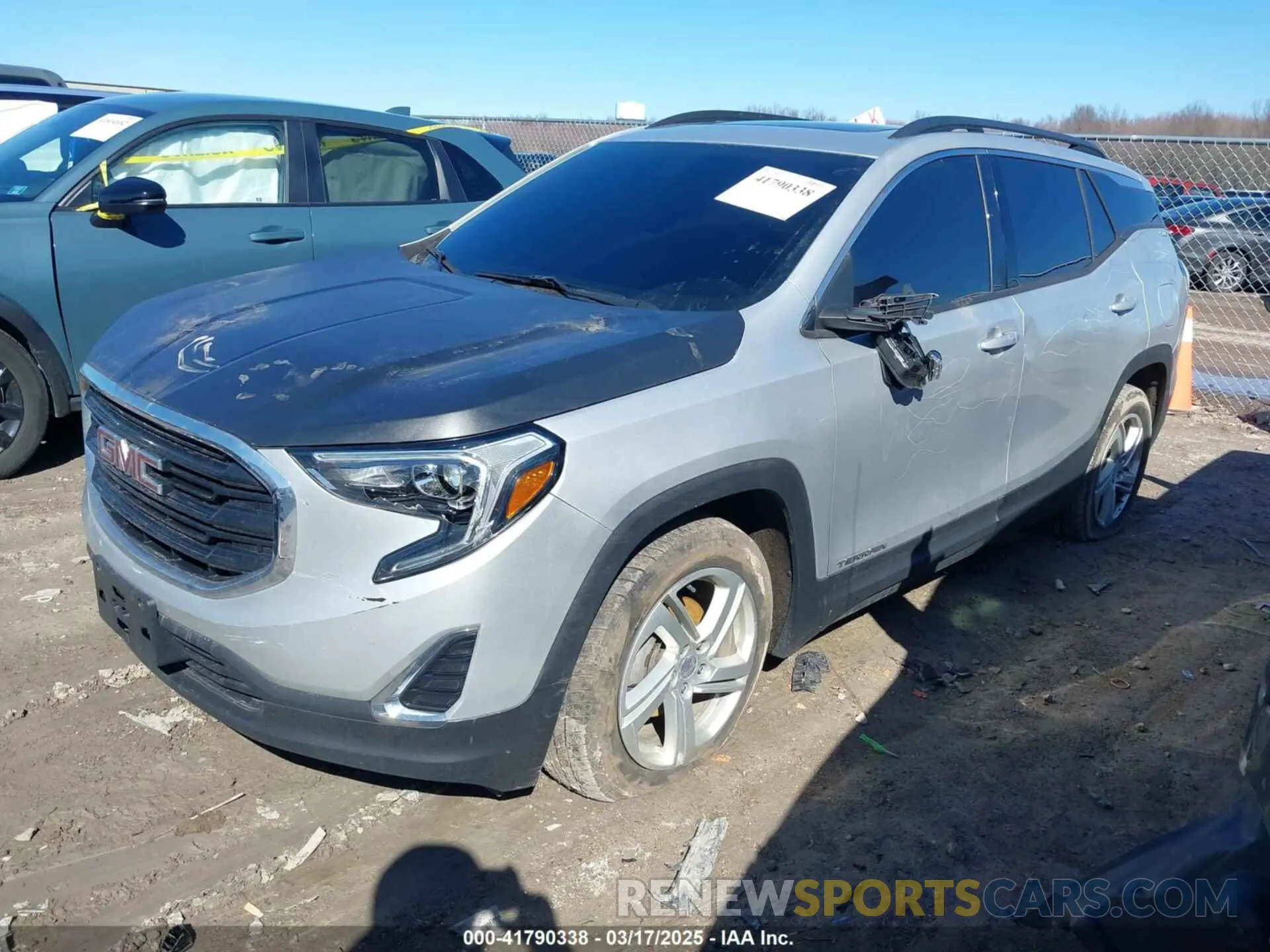 2 Photograph of a damaged car 3GKALTEV9KL132718 GMC TERRAIN 2019