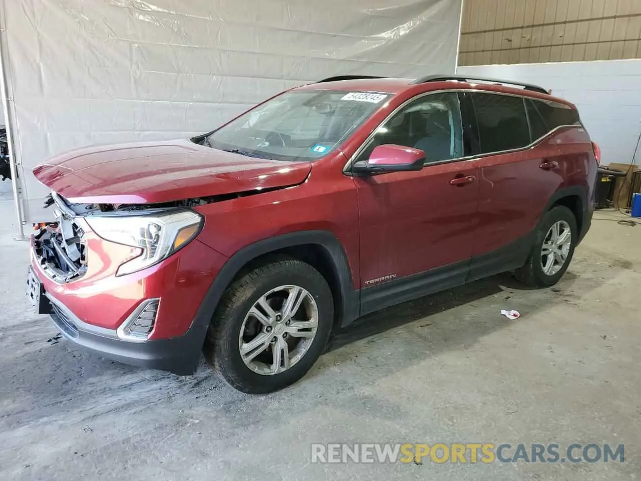 1 Photograph of a damaged car 3GKALTEV9KL390575 GMC TERRAIN 2019