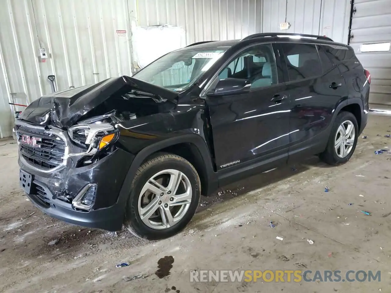 1 Photograph of a damaged car 3GKALTEX8KL362591 GMC TERRAIN 2019