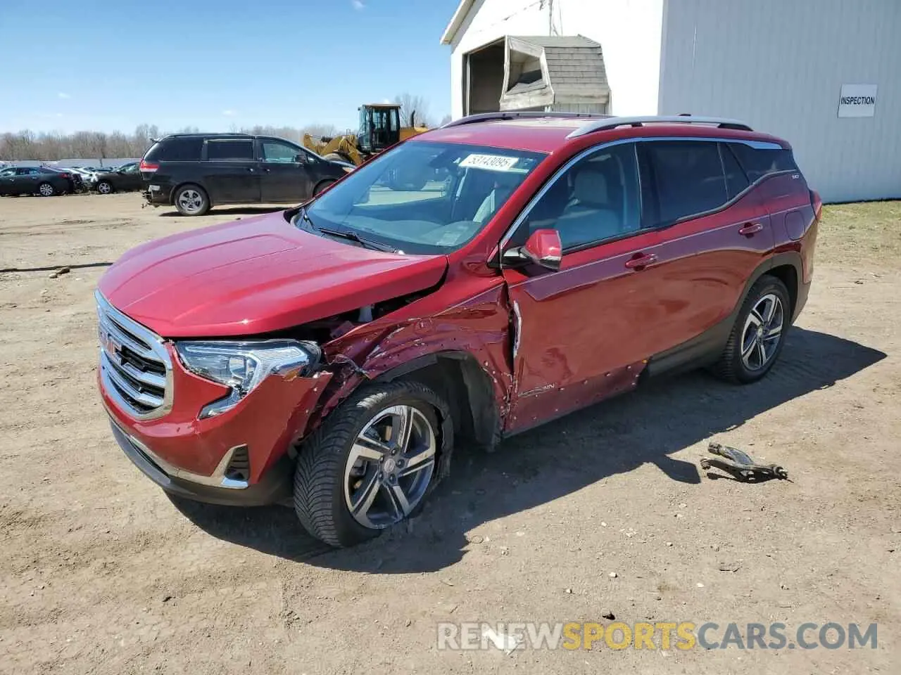 1 Photograph of a damaged car 3GKALVEV3KL304477 GMC TERRAIN 2019