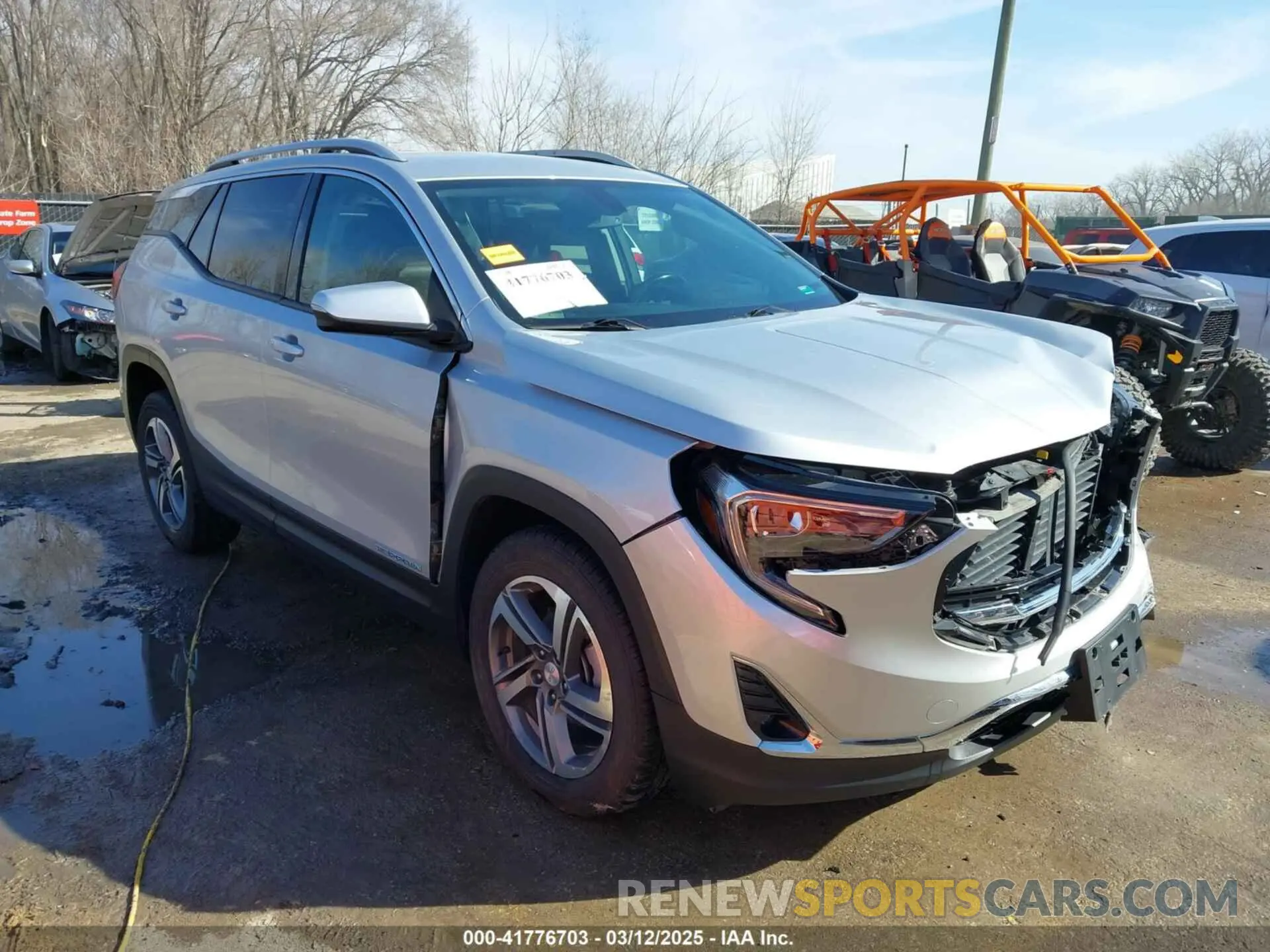 1 Photograph of a damaged car 3GKALVEV4KL358841 GMC TERRAIN 2019
