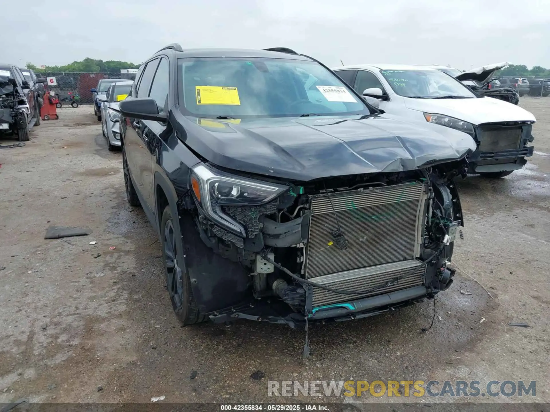 1 Photograph of a damaged car 3GKALVEV4KL363408 GMC TERRAIN 2019