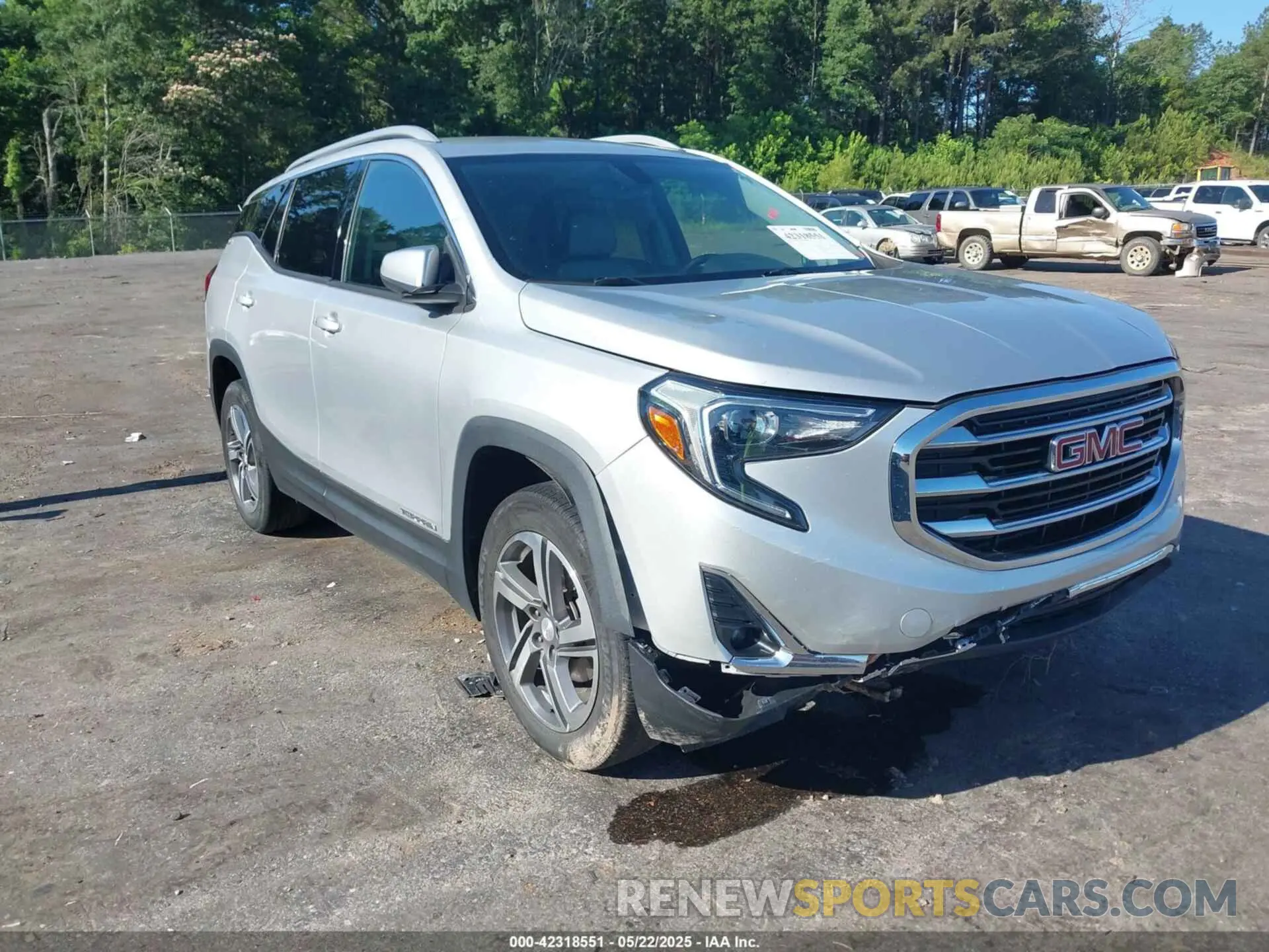 1 Photograph of a damaged car 3GKALVEV6KL341085 GMC TERRAIN 2019