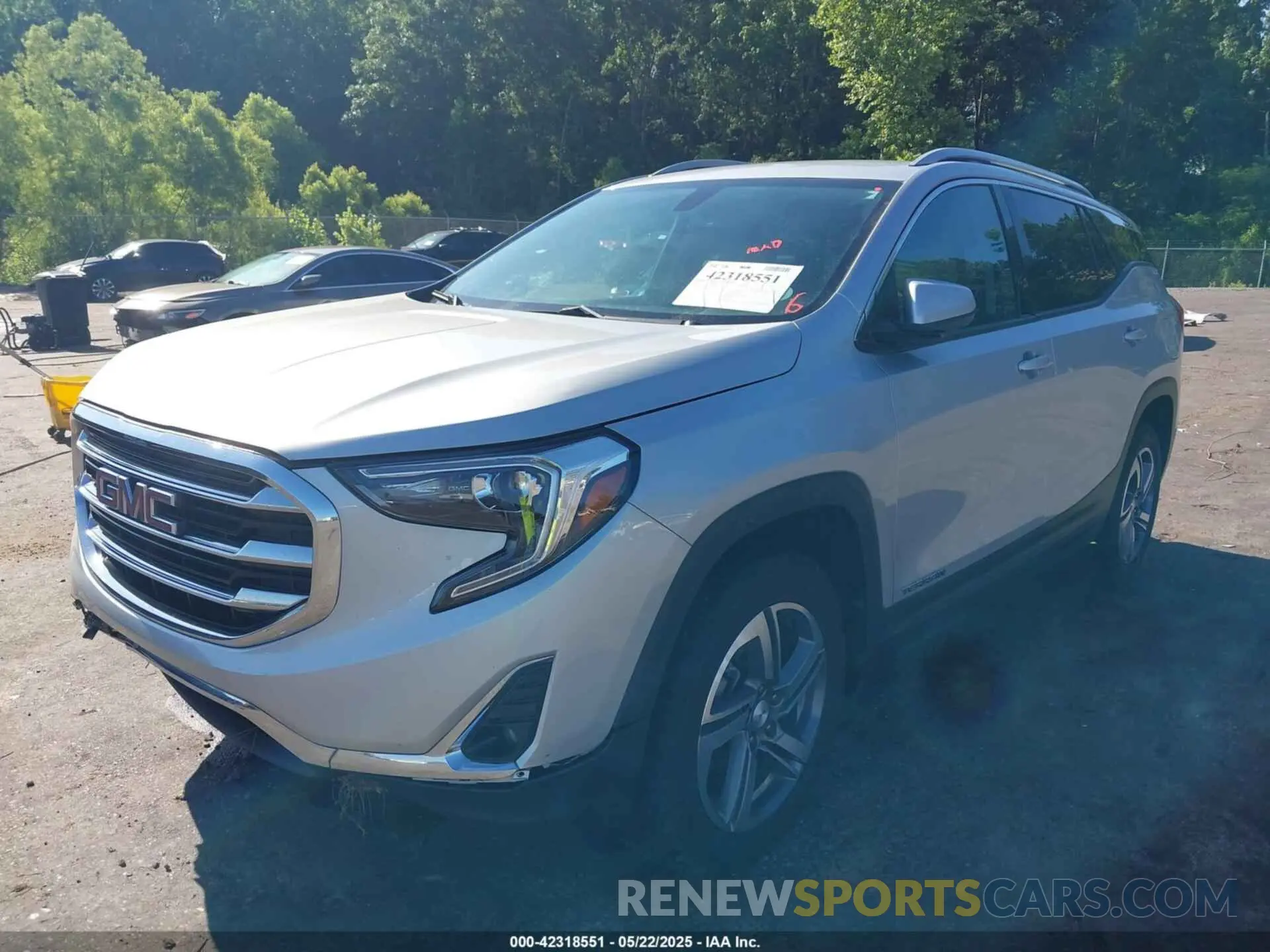 2 Photograph of a damaged car 3GKALVEV6KL341085 GMC TERRAIN 2019