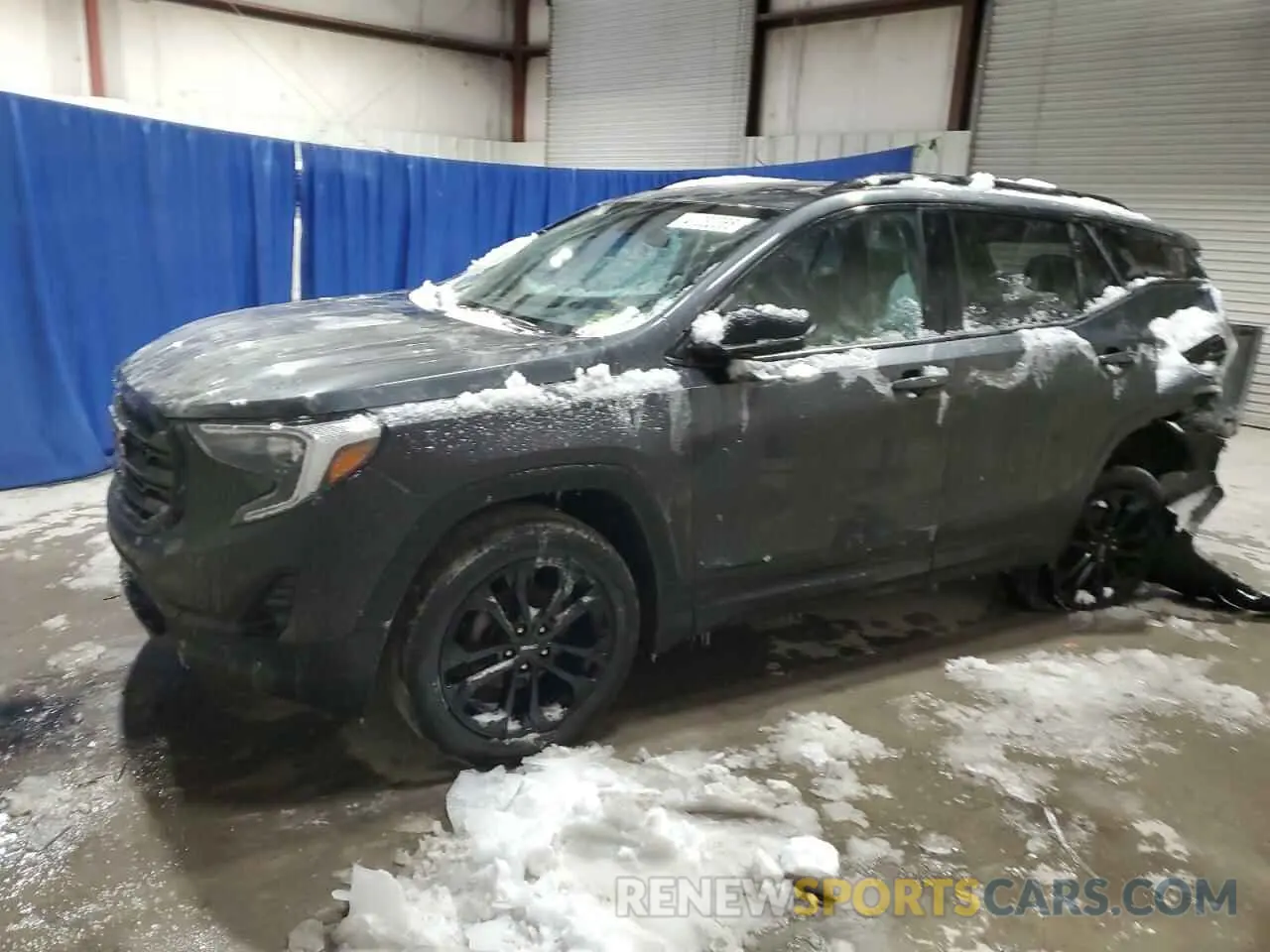 1 Photograph of a damaged car 3GKALVEV7KL185428 GMC TERRAIN 2019