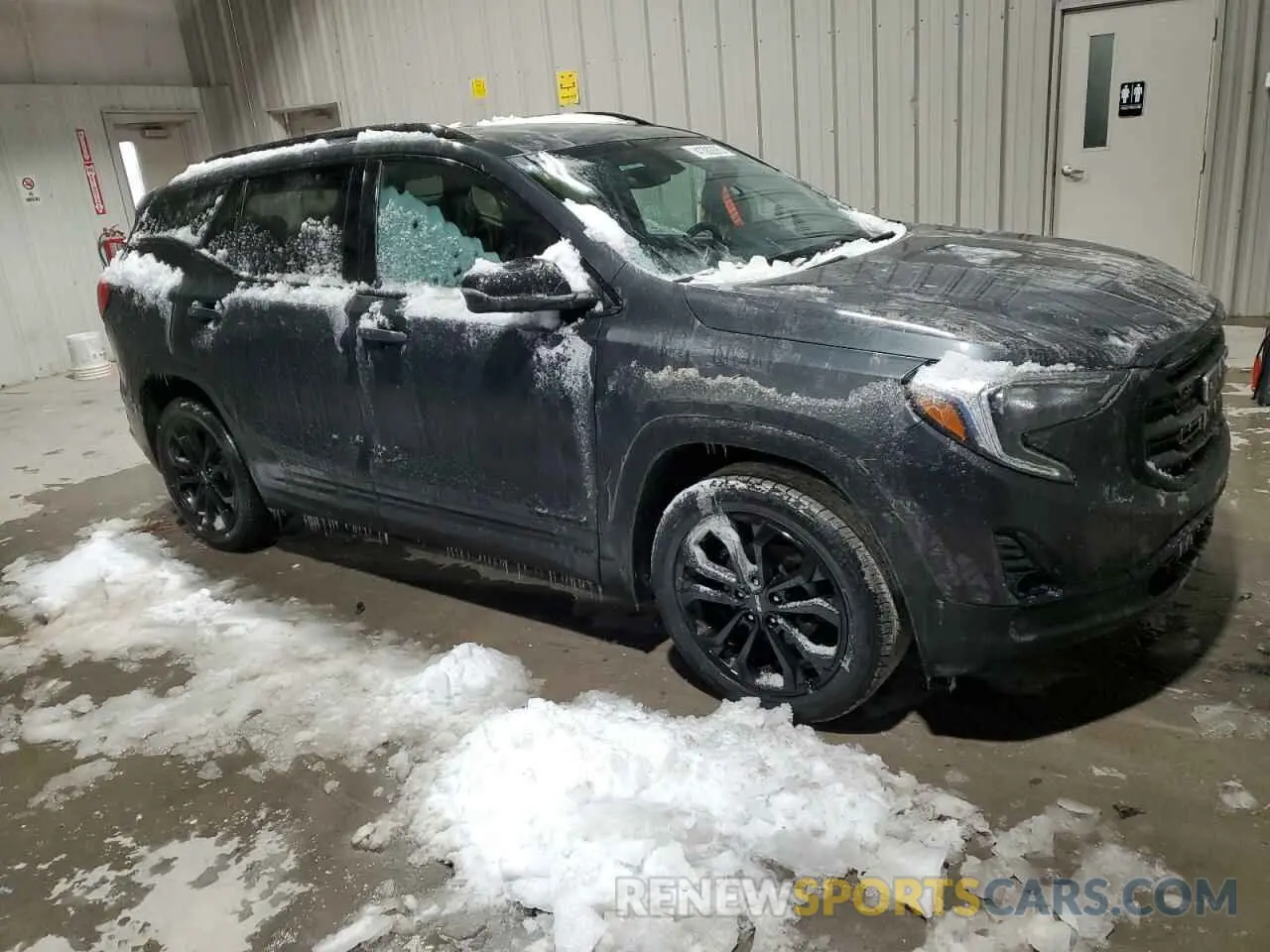 4 Photograph of a damaged car 3GKALVEV7KL185428 GMC TERRAIN 2019