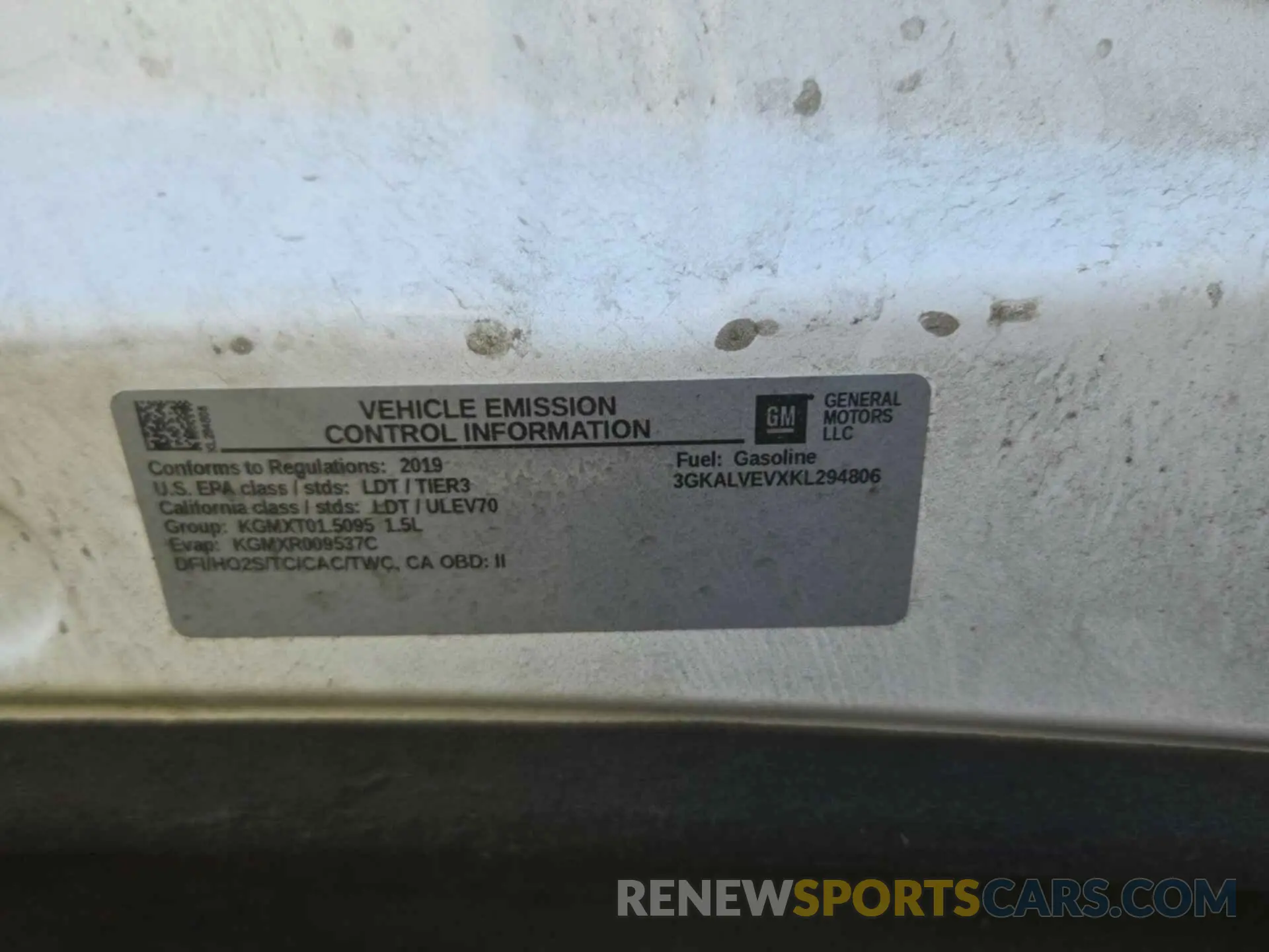 9 Photograph of a damaged car 3GKALVEVXKL294806 GMC TERRAIN 2019