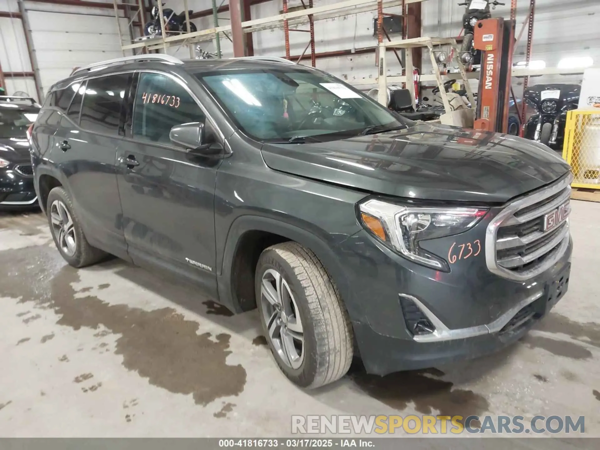1 Photograph of a damaged car 3GKALVEVXKL346483 GMC TERRAIN 2019