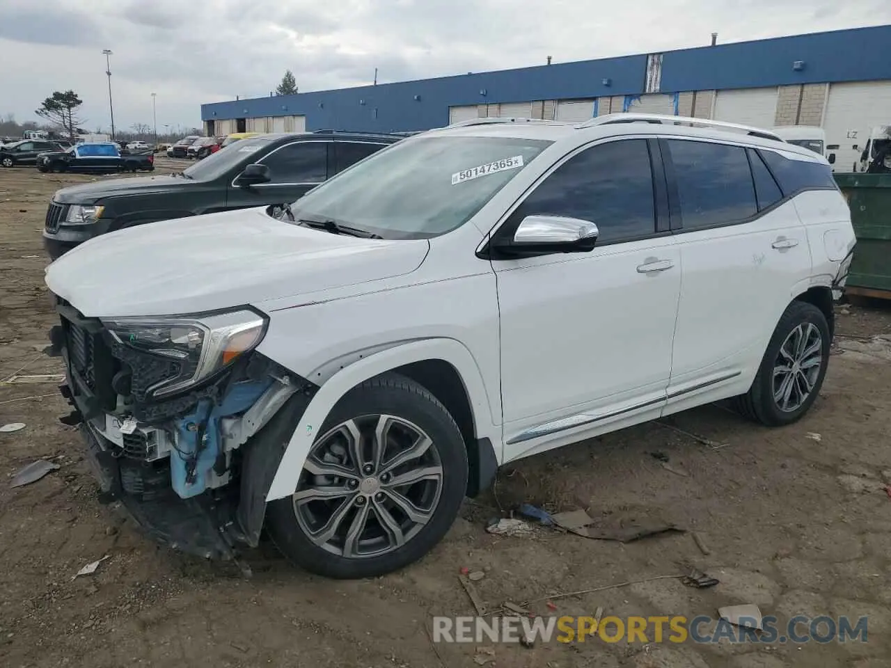 1 Photograph of a damaged car 3GKALXEX0KL136584 GMC TERRAIN 2019
