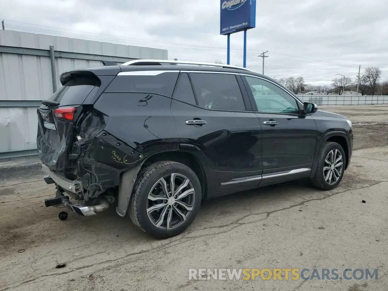 3 Photograph of a damaged car 3GKALXEX7KL192392 GMC TERRAIN 2019