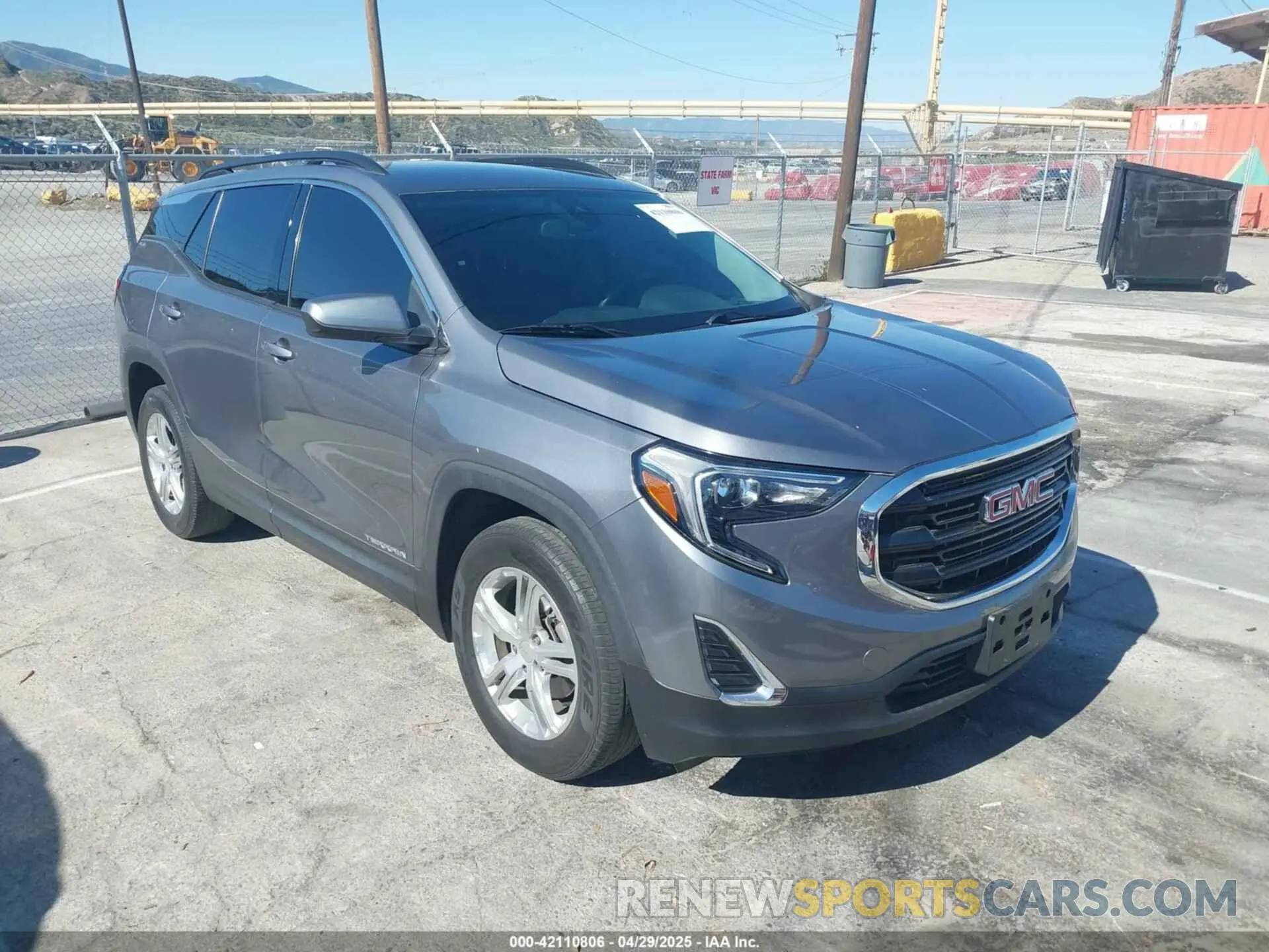 1 Photograph of a damaged car 3GKALMEV0LL110856 GMC TERRAIN 2020