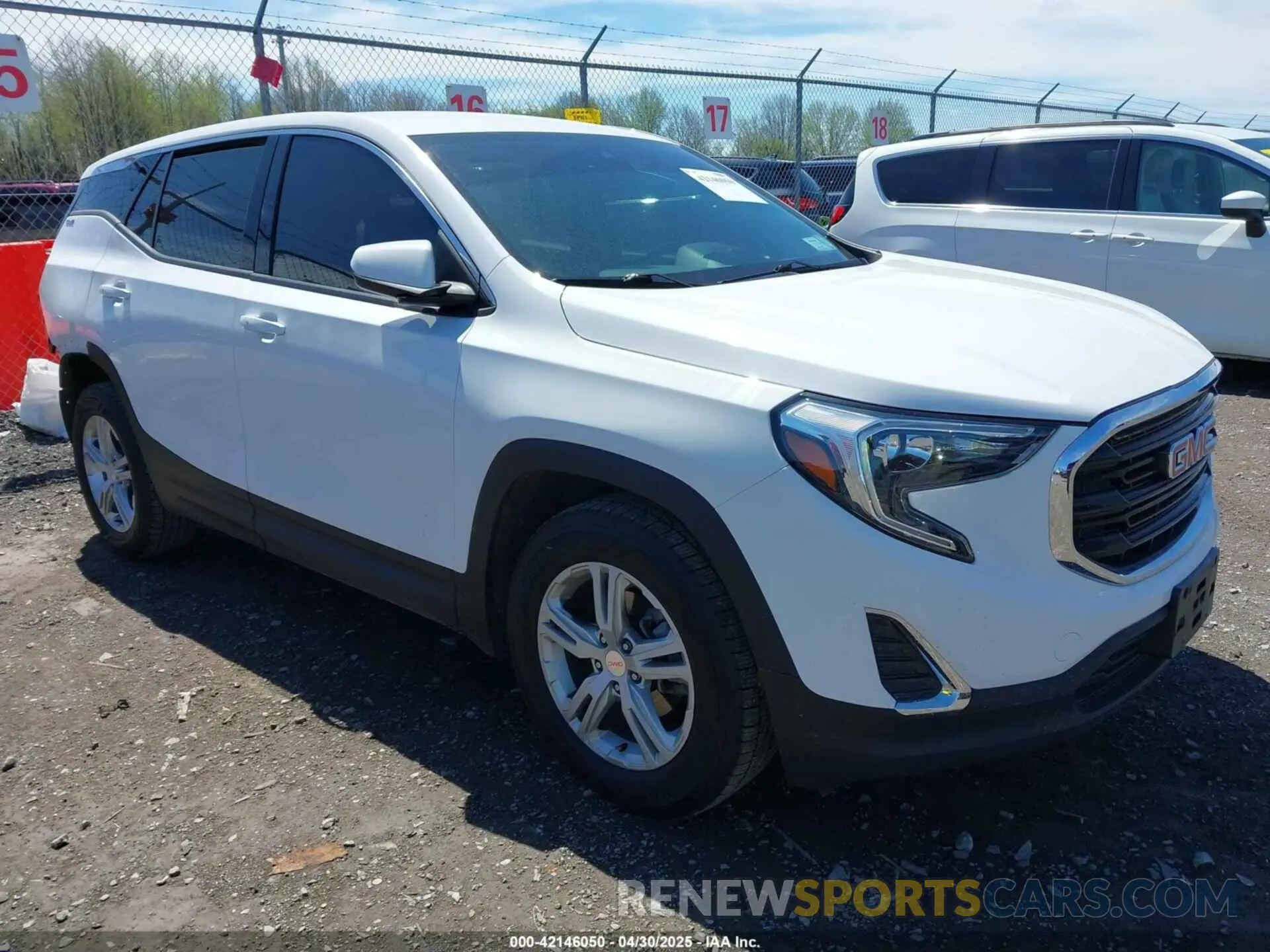 1 Photograph of a damaged car 3GKALMEV1LL134843 GMC TERRAIN 2020