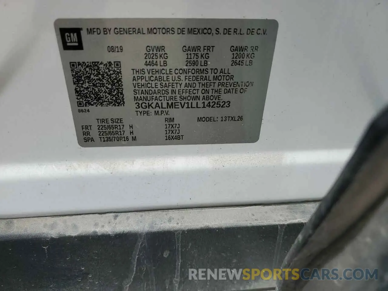 15 Photograph of a damaged car 3GKALMEV1LL142523 GMC TERRAIN 2020