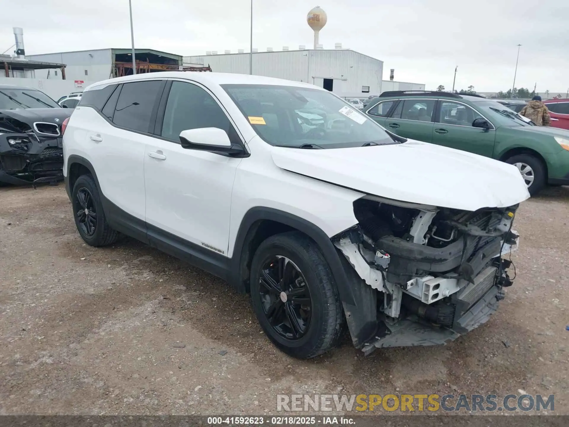 1 Photograph of a damaged car 3GKALMEV1LL145017 GMC TERRAIN 2020