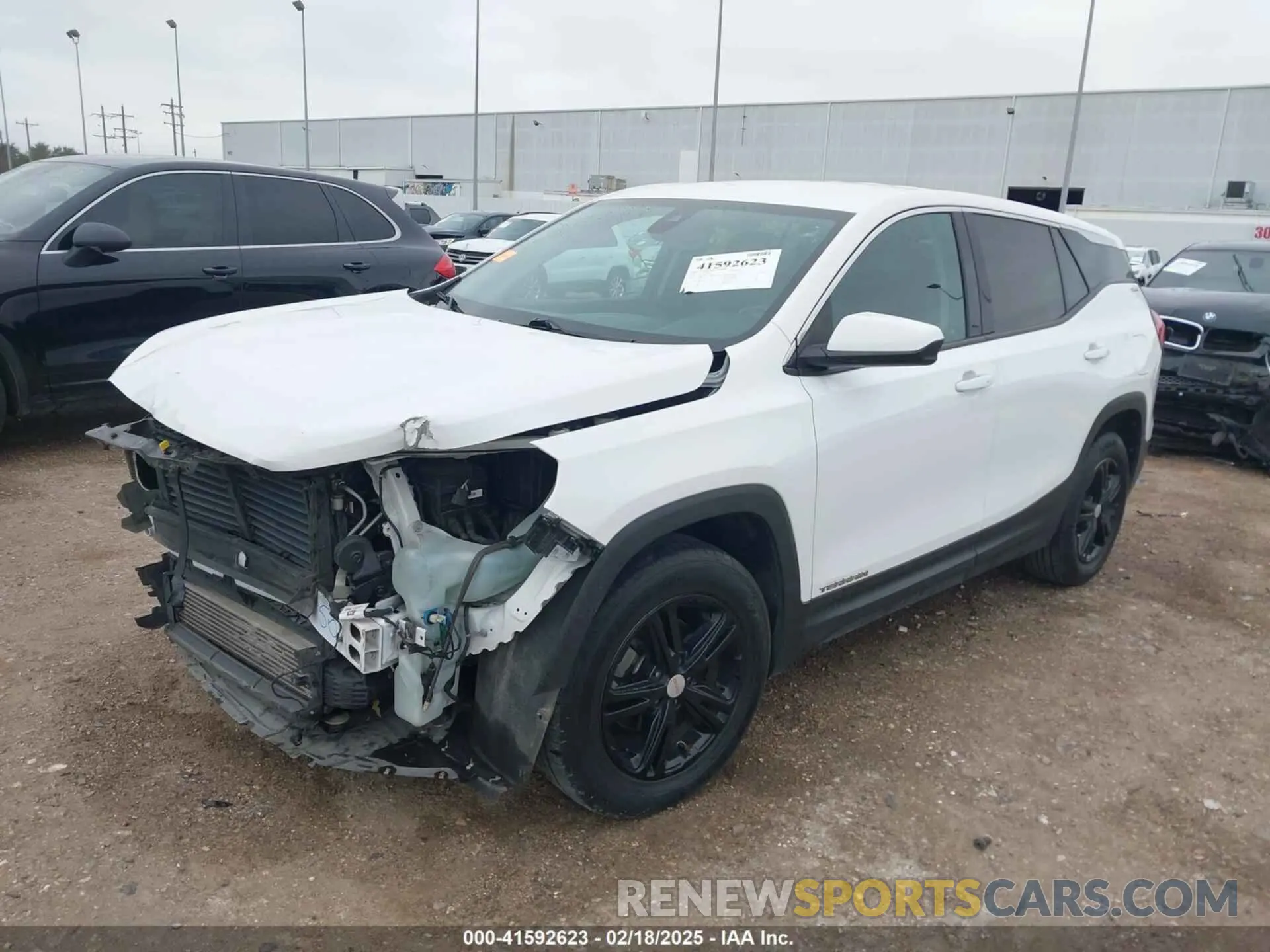 2 Photograph of a damaged car 3GKALMEV1LL145017 GMC TERRAIN 2020