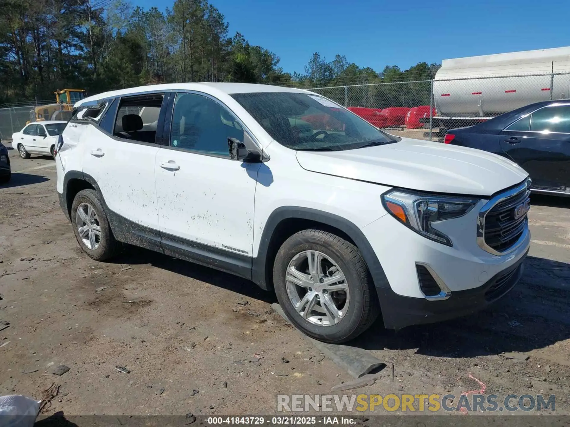1 Photograph of a damaged car 3GKALMEV1LL224087 GMC TERRAIN 2020