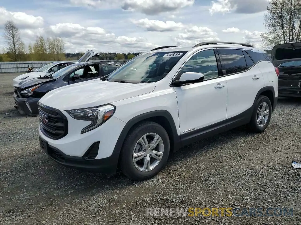 1 Photograph of a damaged car 3GKALMEV1LL263634 GMC TERRAIN 2020
