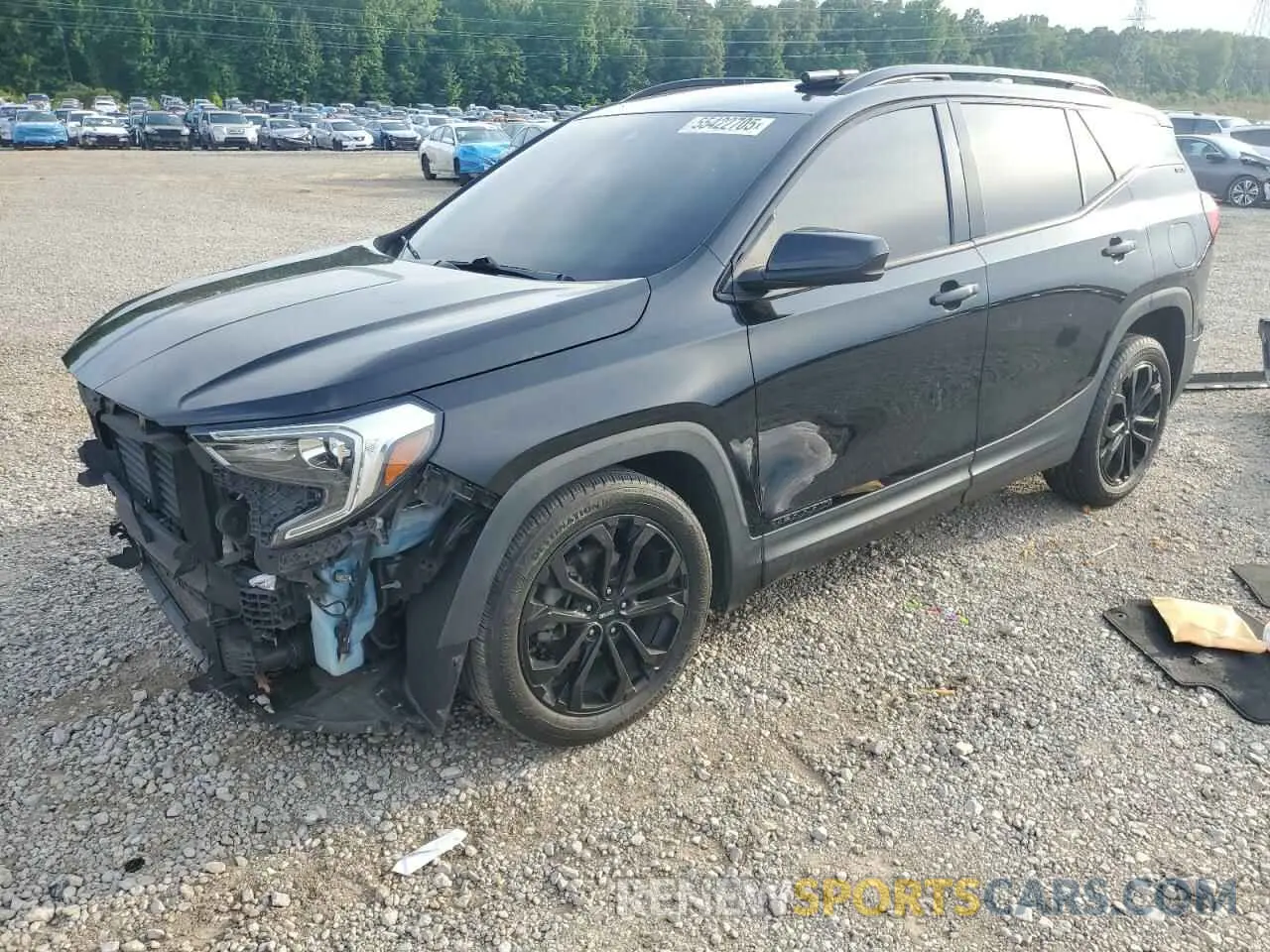 1 Photograph of a damaged car 3GKALMEV2LL129876 GMC TERRAIN 2020