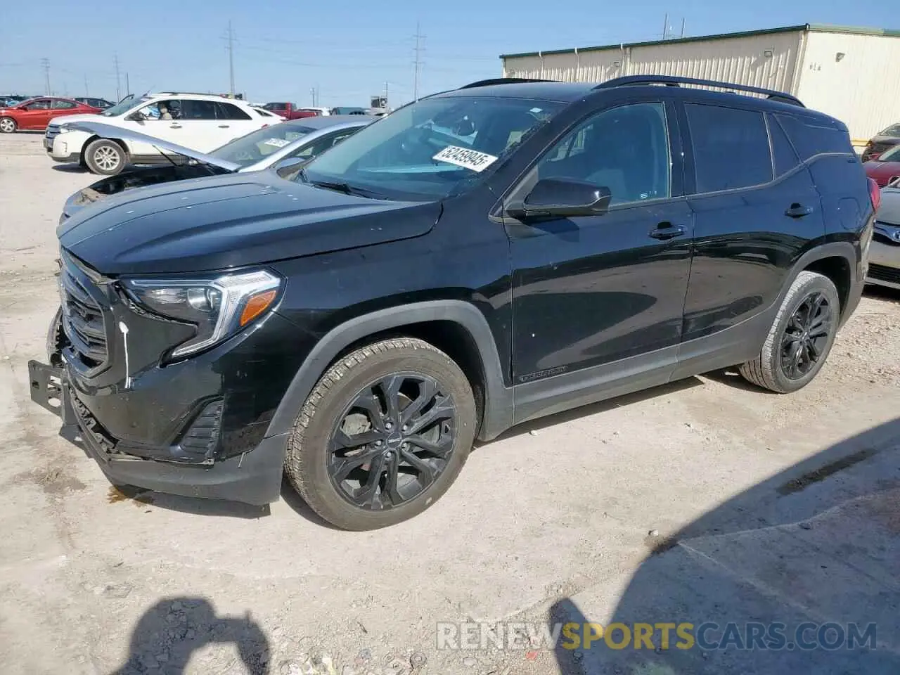 1 Photograph of a damaged car 3GKALMEV2LL296240 GMC TERRAIN 2020